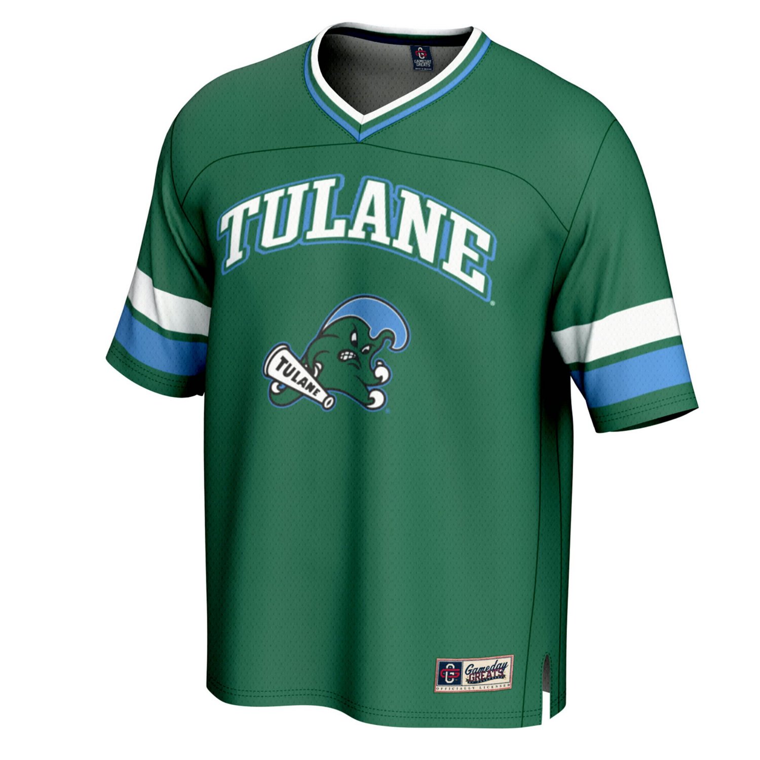 GameDay Greats Tulane Wave Spirit Football Jersey - view number 2