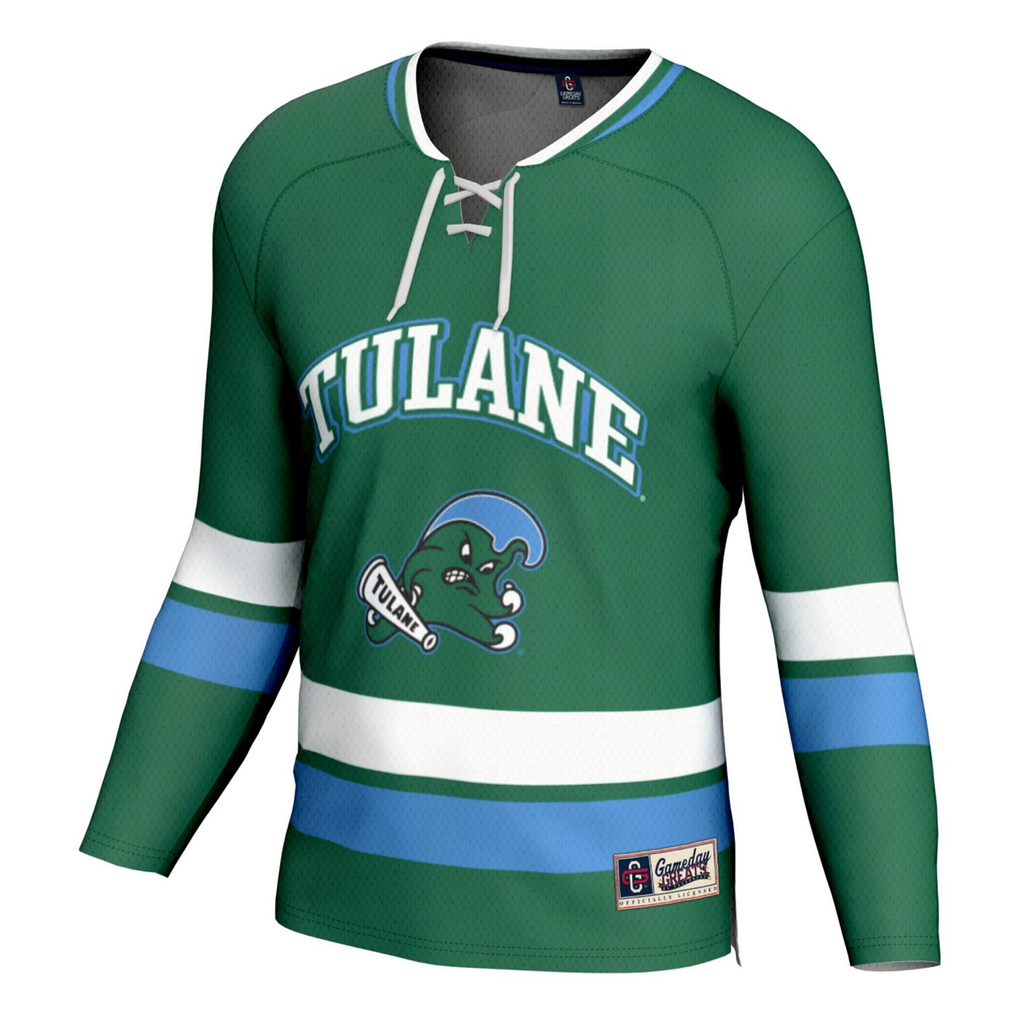 GameDay Greats Tulane Wave Spirit Hockey Jersey - view number 2