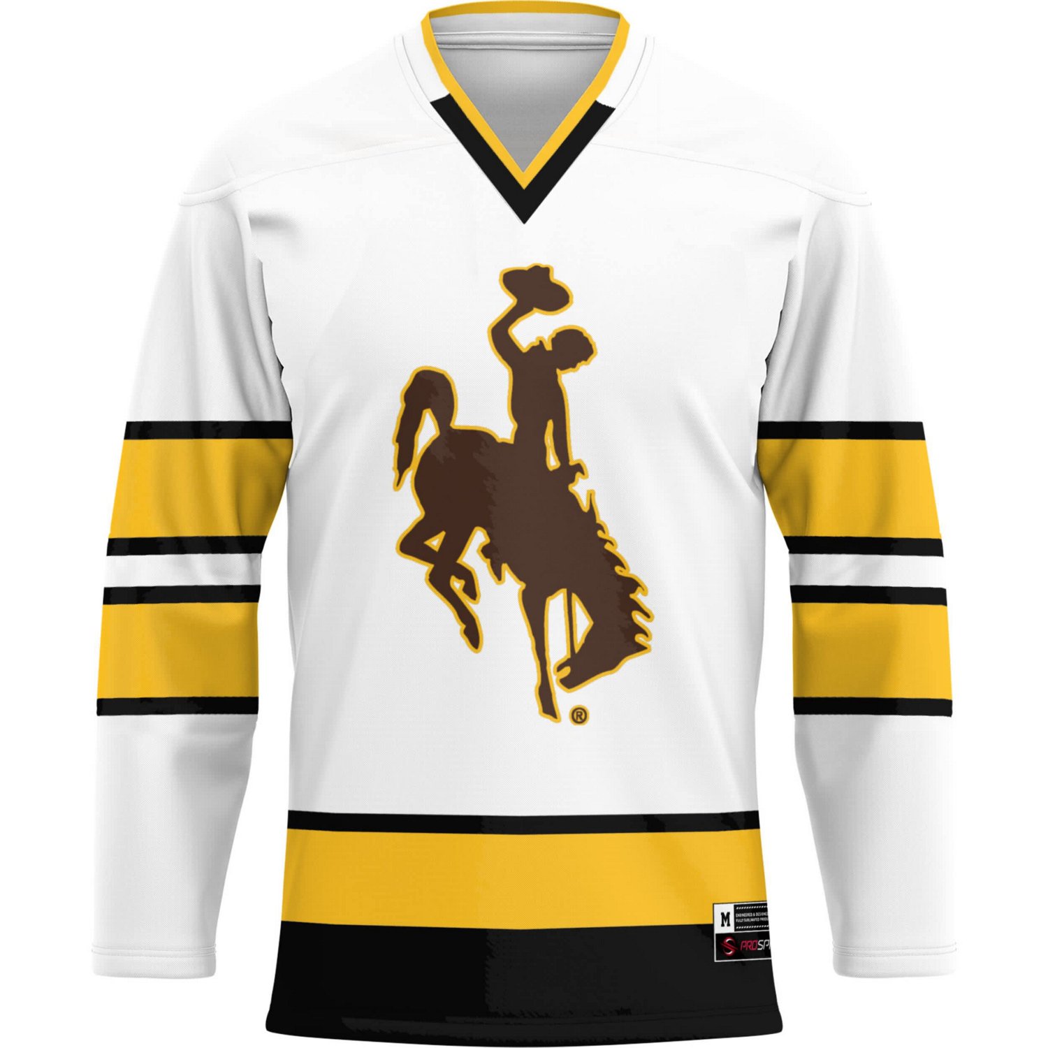 GameDay Greats Wyoming Cowboys Hockey Jersey - view number 2