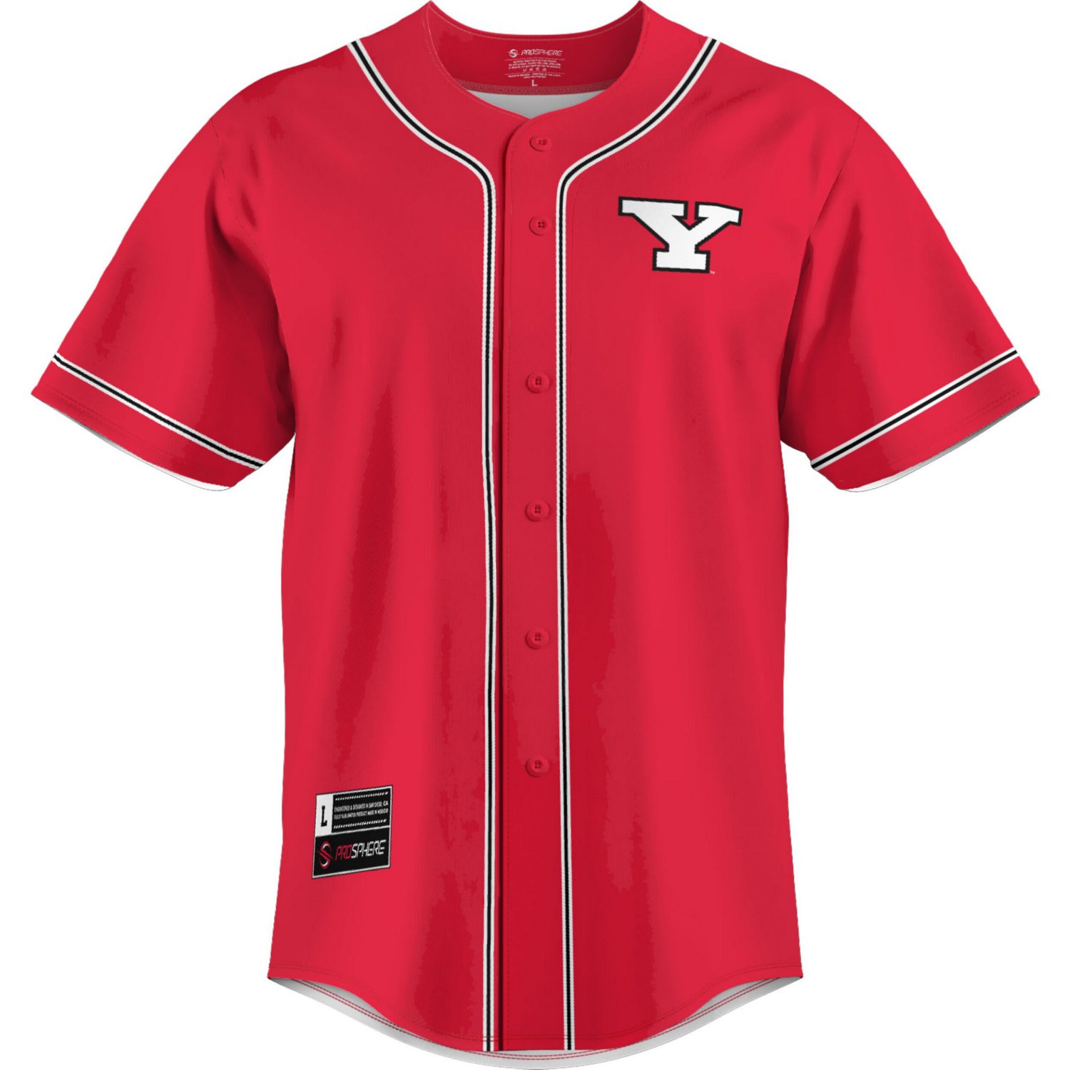 GameDay Greats Youngstown State Penguins Lightweight Baseball Jersey - view number 2