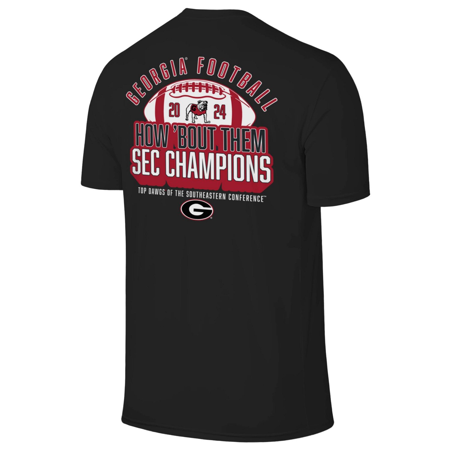 Georgia Bulldogs 2024 SEC Football Conference Champions How 'Bout Them T-Shirt - view number 3