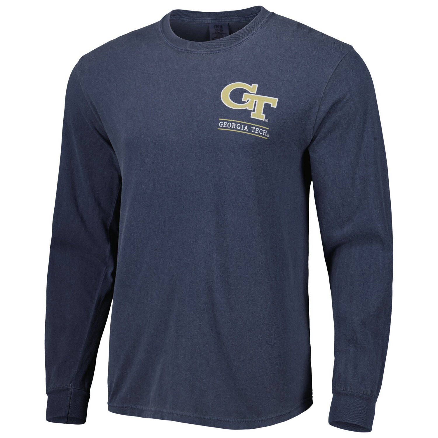 Georgia Tech Yellow Jackets Circle Campus Scene Long Sleeve T-Shirt
