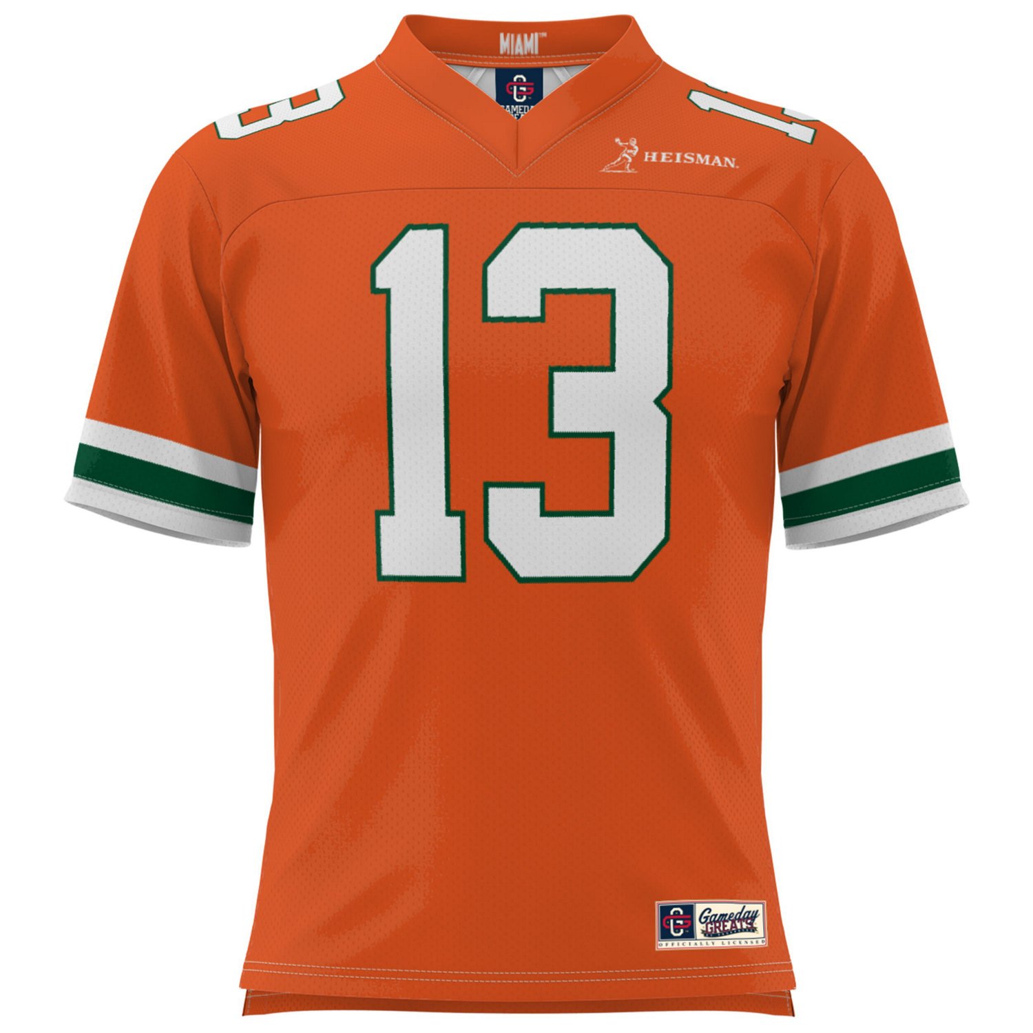 Gino Torretta Miami Hurricanes Heisman Football Jersey - view number 2