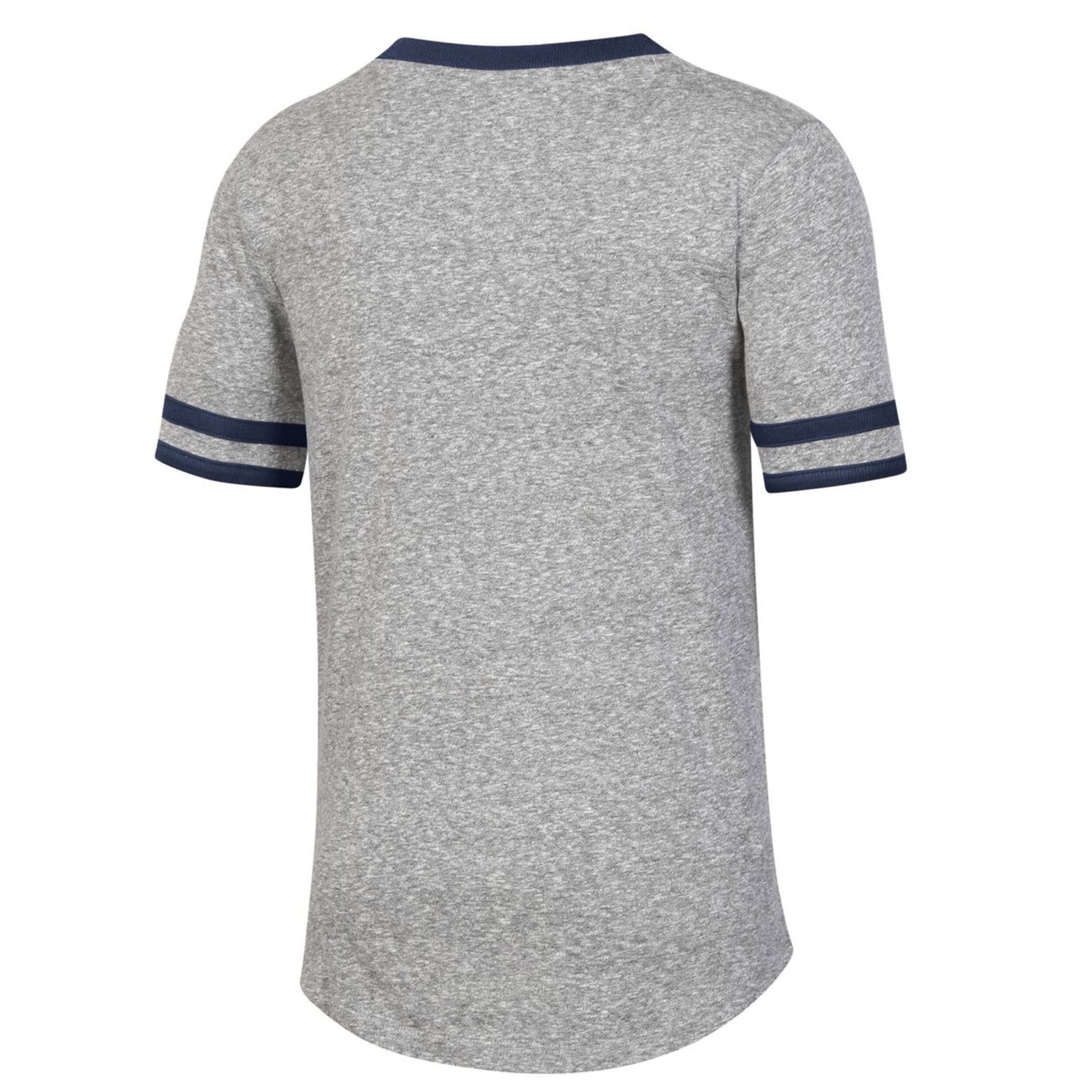 Girls Youth Under Armour Heathered Gray Auburn Tigers Siro Slub Novelty T-Shirt - view number 3