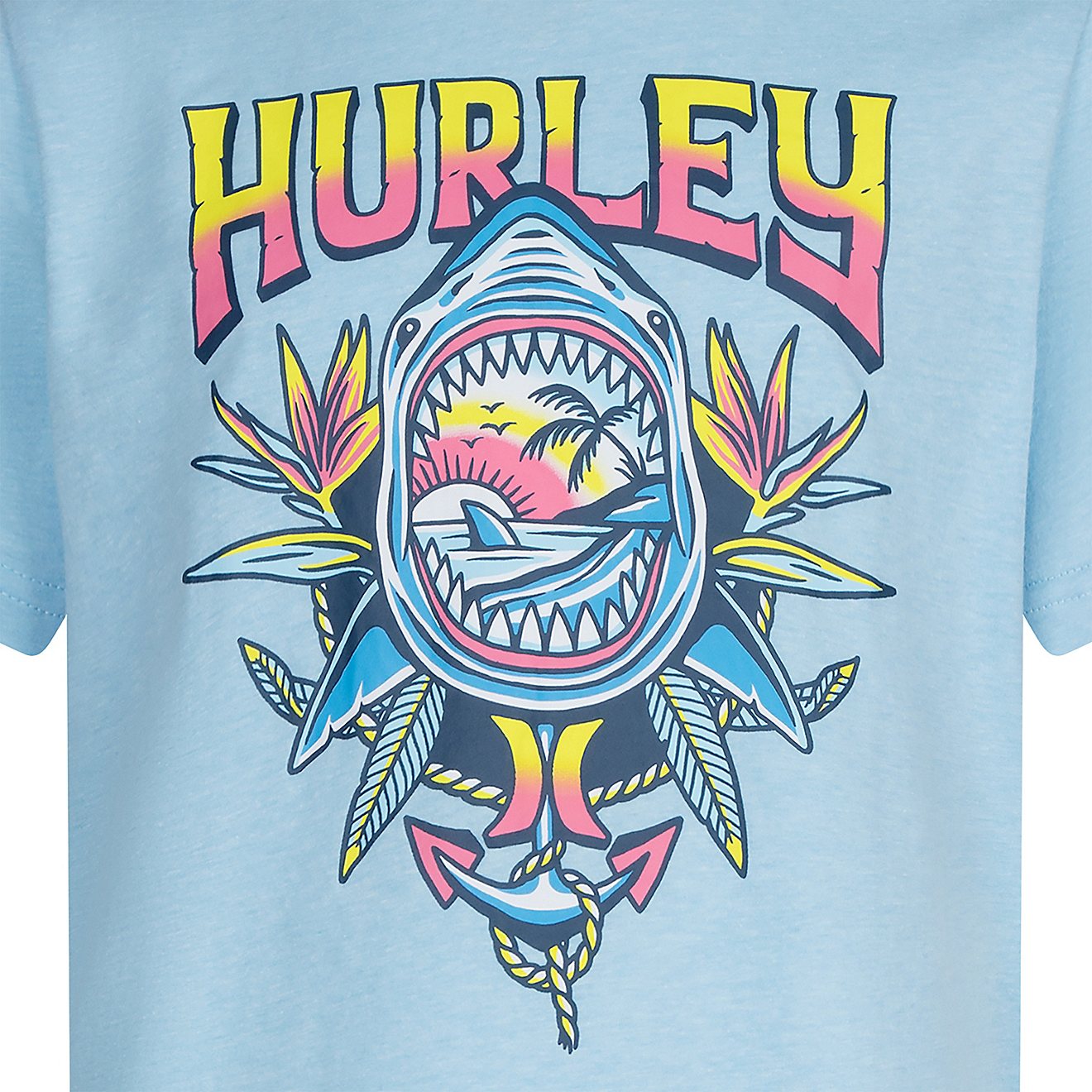 Hurley Boys’ Shark Paradise T-Shirt                                                                                            - view number 3