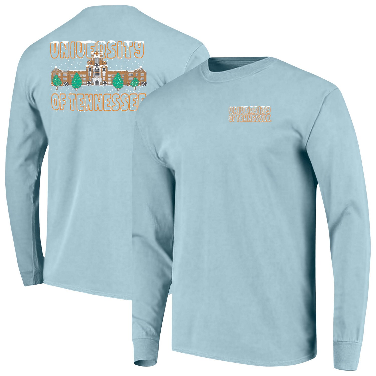 Image One Light Tennessee Volunteers Frosted Dreams Comfort Colors Long Sleeve T-Shirt