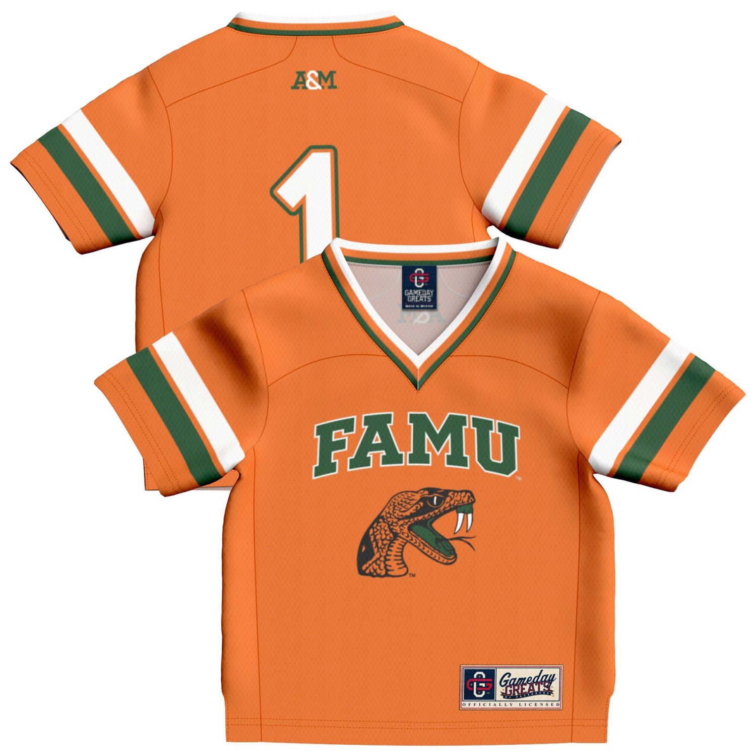 Infant GameDay Greats 1 Florida AM Rattlers Collegiate Football Fashion Jersey - view number 1