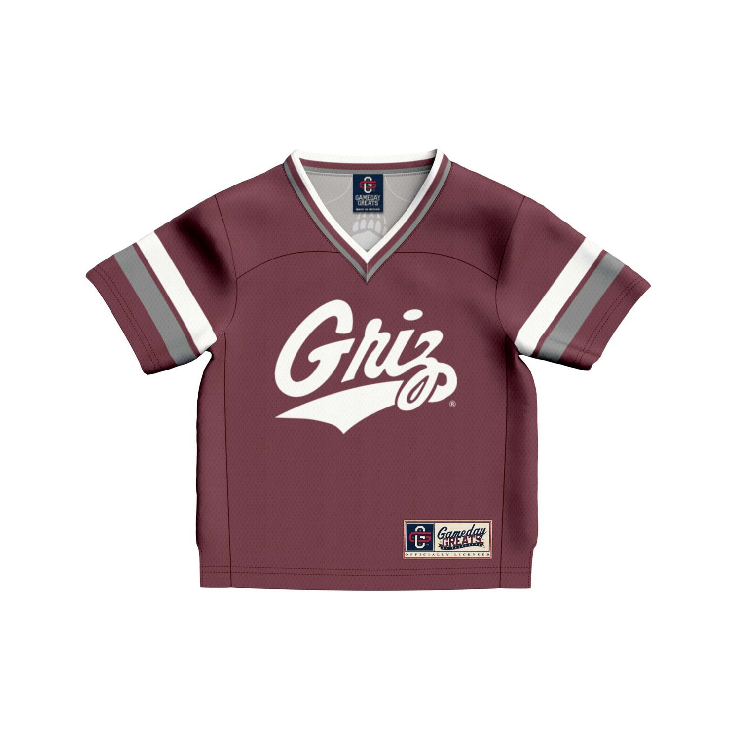Infant GameDay Greats 1 Montana Grizzlies Lightweight Collegiate Football Fashion Jersey - view number 2