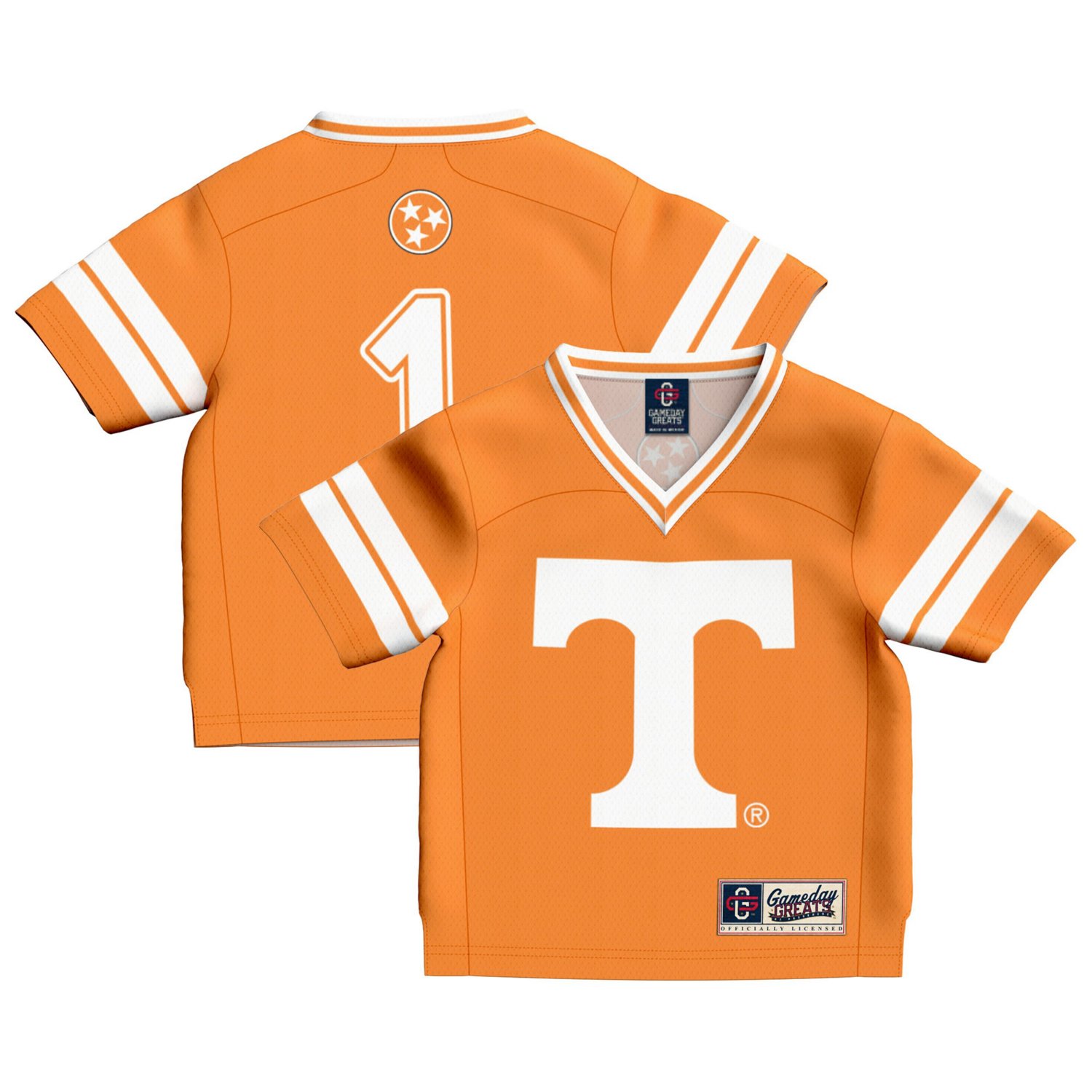 Infant GameDay Greats 1 Tennessee Volunteers Lightweight Collegiate Football Fashion Jersey