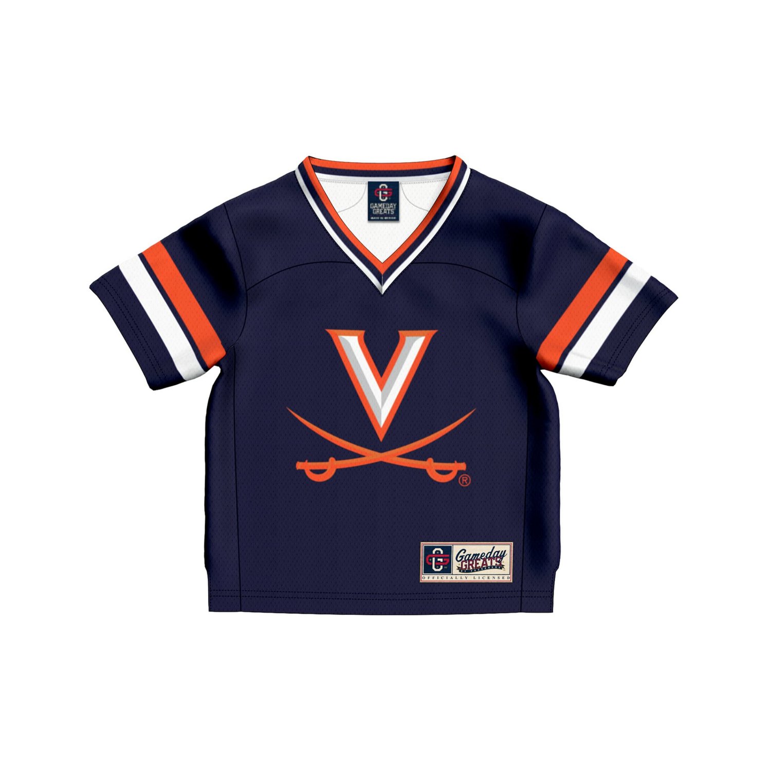 Infant GameDay Greats 1 Virginia Cavaliers Lightweight Football Jersey - view number 2