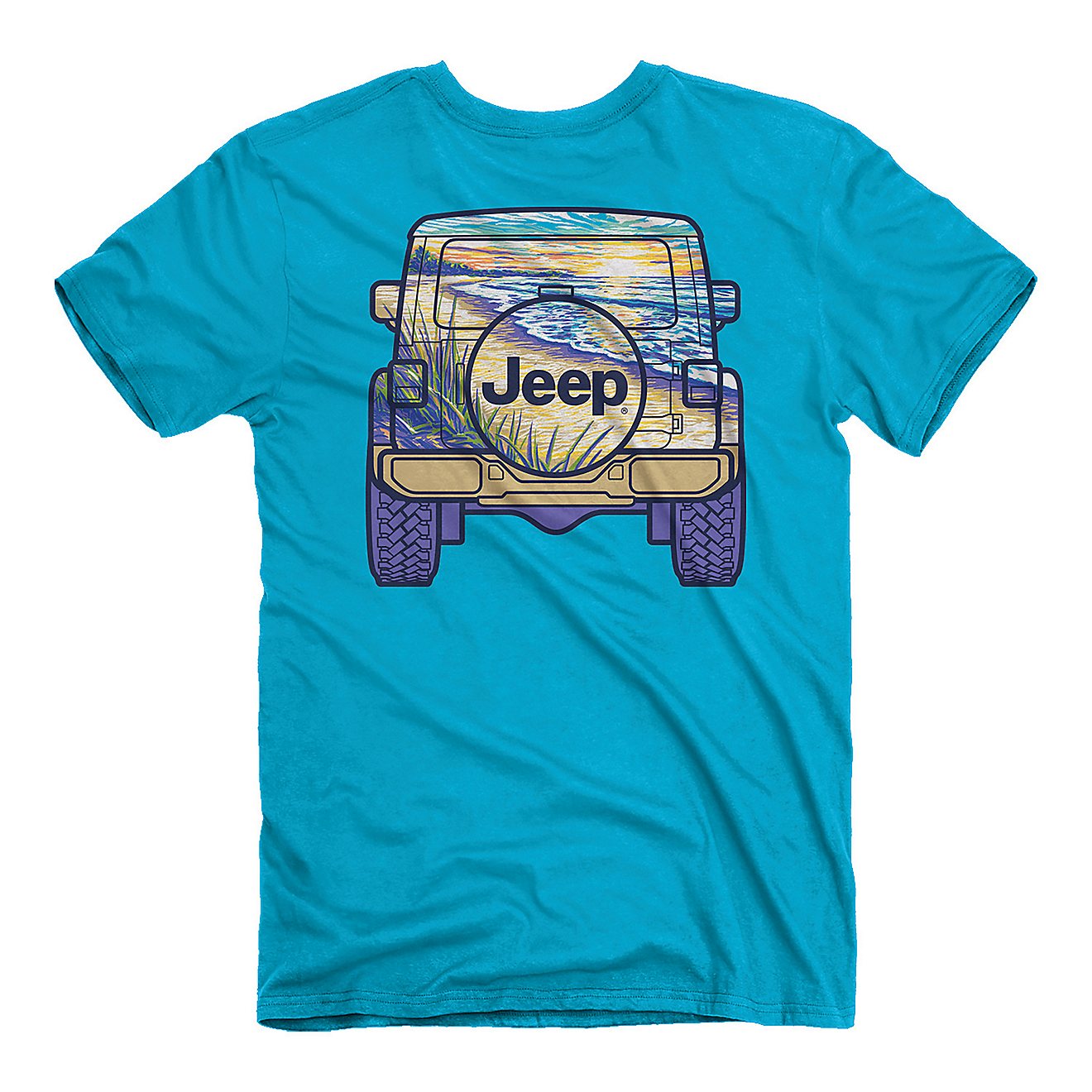 Jeep Men's Back To The Beach Graphic Short Sleeve T-shirt                                                                        - view number 1
