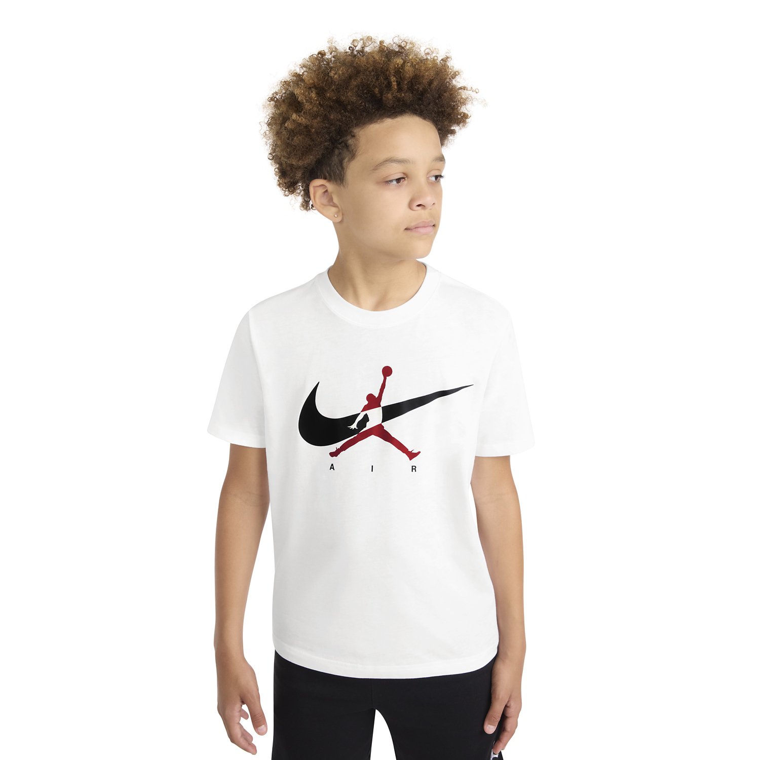 Jordan Boys' Jumpman Swoosh Intersection T-shirt