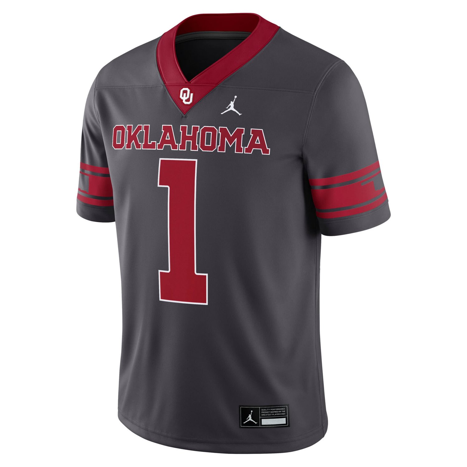 Jordan Brand 1 Oklahoma Sooners Alternate Game Jersey - view number 2