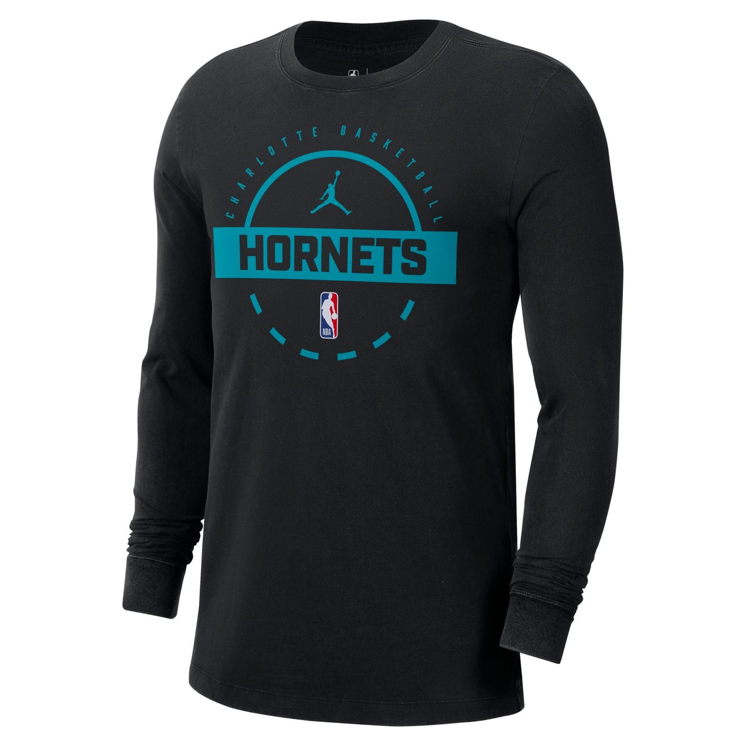 Jordan Brand Charlotte Hornets Authentic Long Sleeve Practice T-Shirt - view number 2