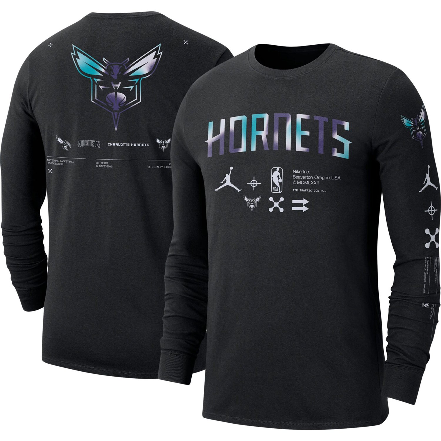 Jordan Brand Charlotte Hornets Essential Air Traffic Control Long Sleeve T-Shirt                                                 - view number 1