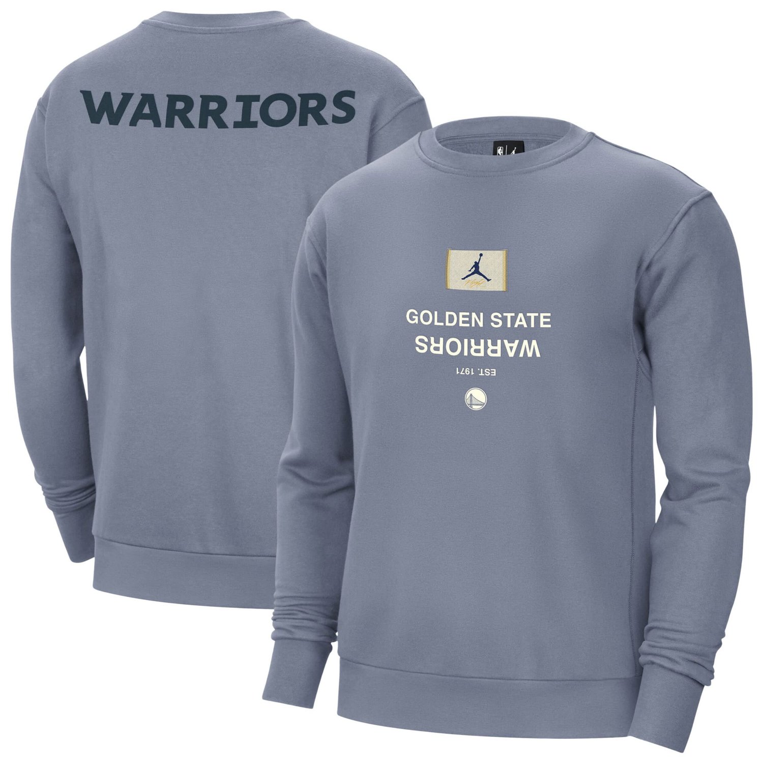 Jordan Brand Golden State Warriors Courtside Statement Edition Heavyweight Pullover Sweatshirt