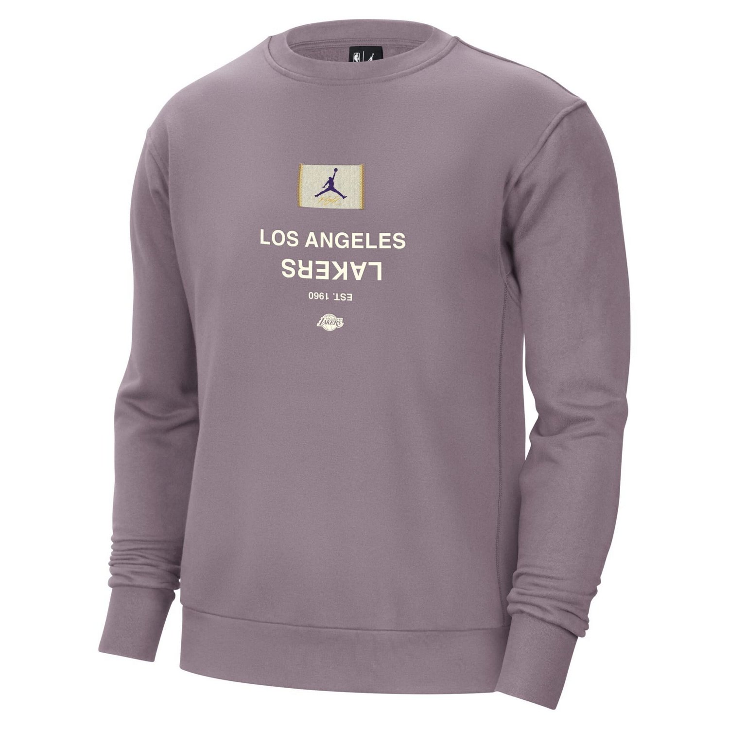 Jordan Brand Los Angeles Lakers Courtside Statement Edition Heavyweight Pullover Sweatshirt                                      - view number 2