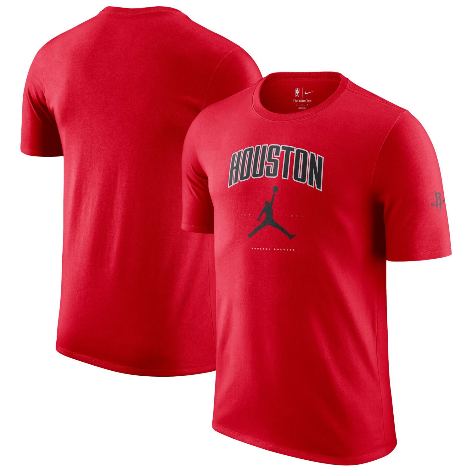 Jordan Brand Men's Houston Rockets Essential Cities Short Sleeves T-shirt - view number 1