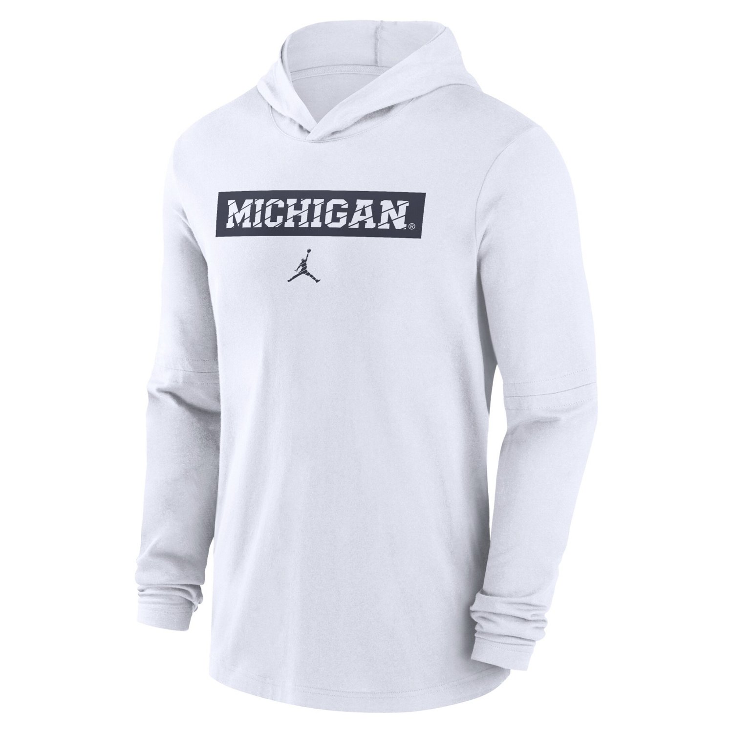 Jordan Brand Michigan Wolverines 2024 Sideline Hoodie Performance Long Sleeve T-Shirt - view number 2
