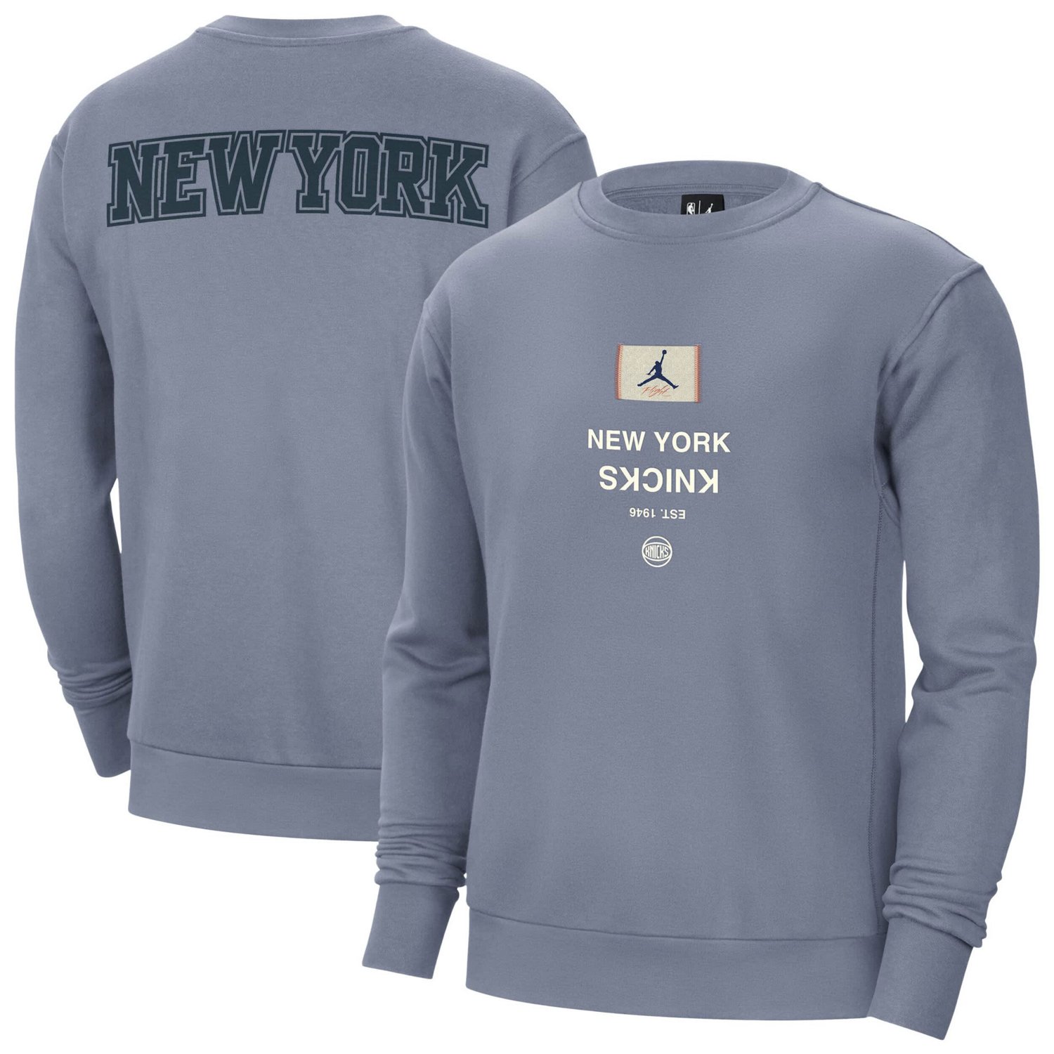 Jordan Brand New York Knicks Courtside Statement Edition Heavyweight Pullover Sweatshirt                                         - view number 1