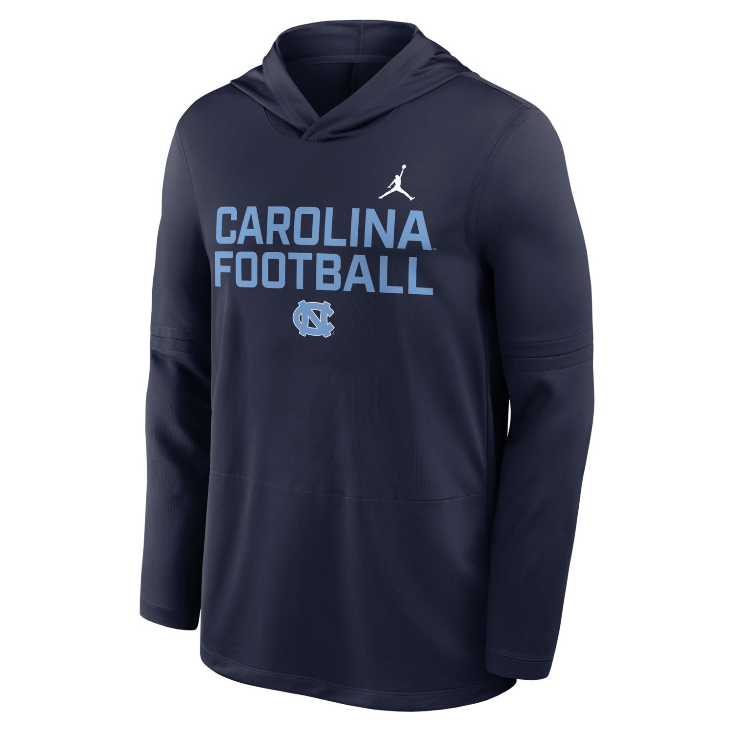 Jordan Brand North Carolina Tar Heels 2025 Sideline Dri-FIT Long Sleeve Hoodie T-Shirt - view number 4