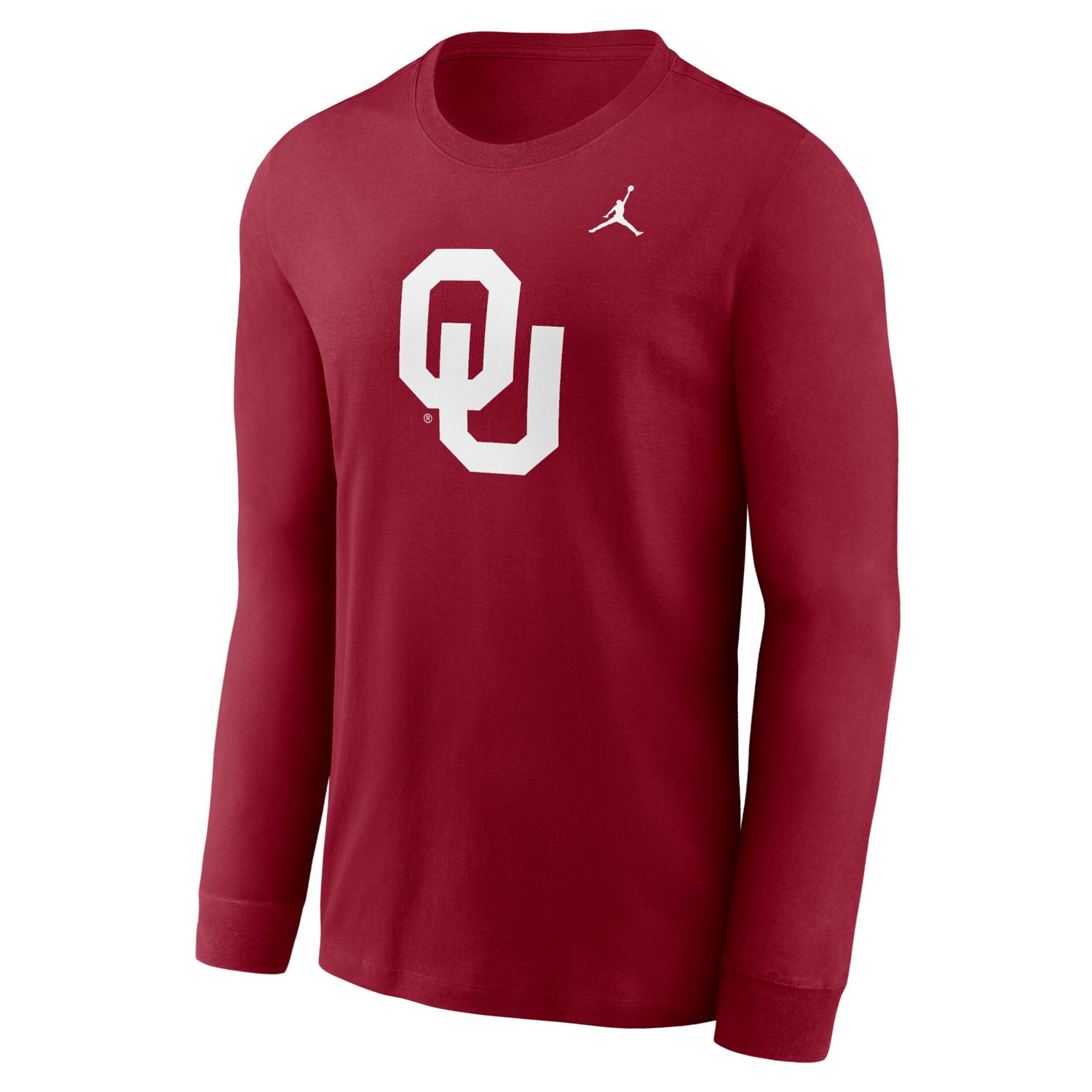Jordan Brand Oklahoma Sooners Primary Logo Long Sleeve T-Shirt                                                                   - view number 2