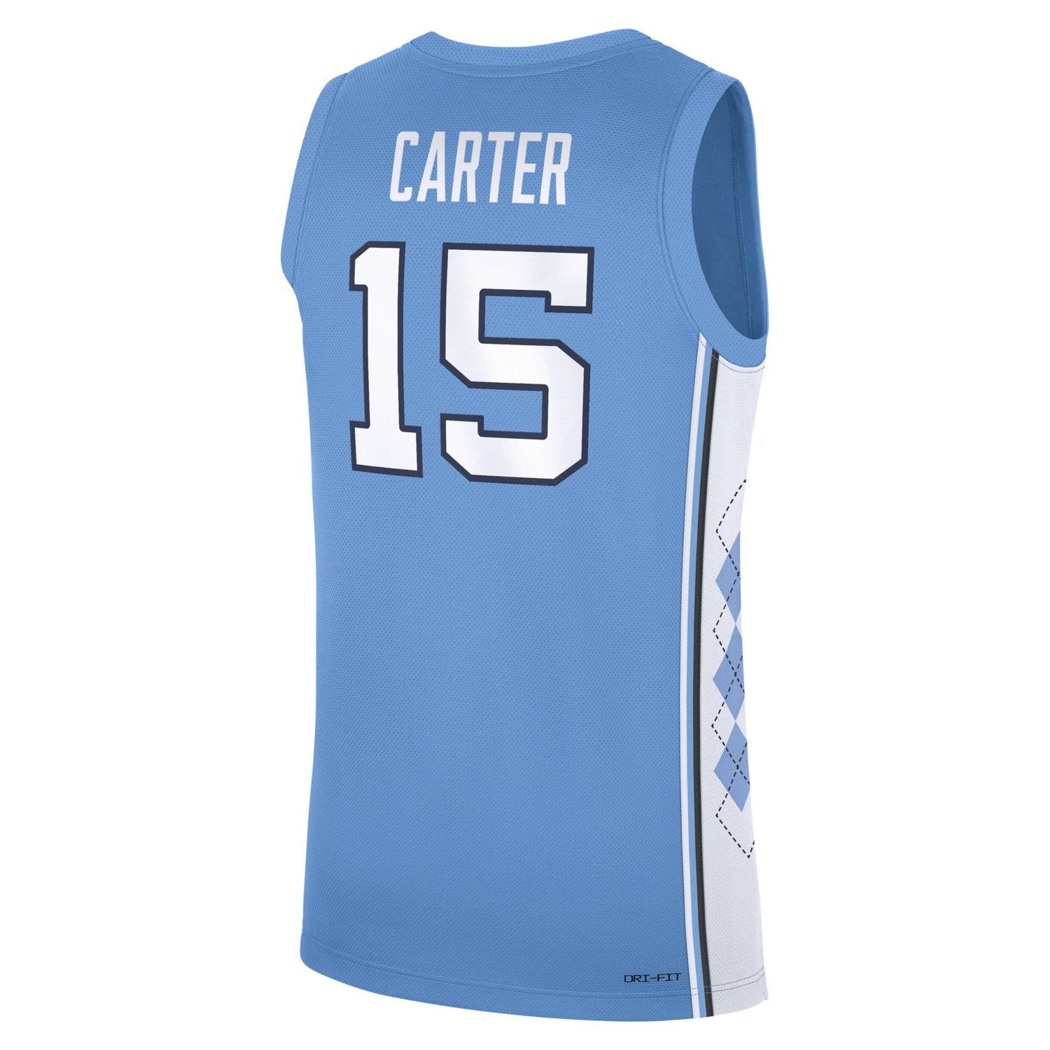 Jordan Brand Vince Carter Carolina North Carolina Tar Heels Road Replica Basketball Jersey - view number 3