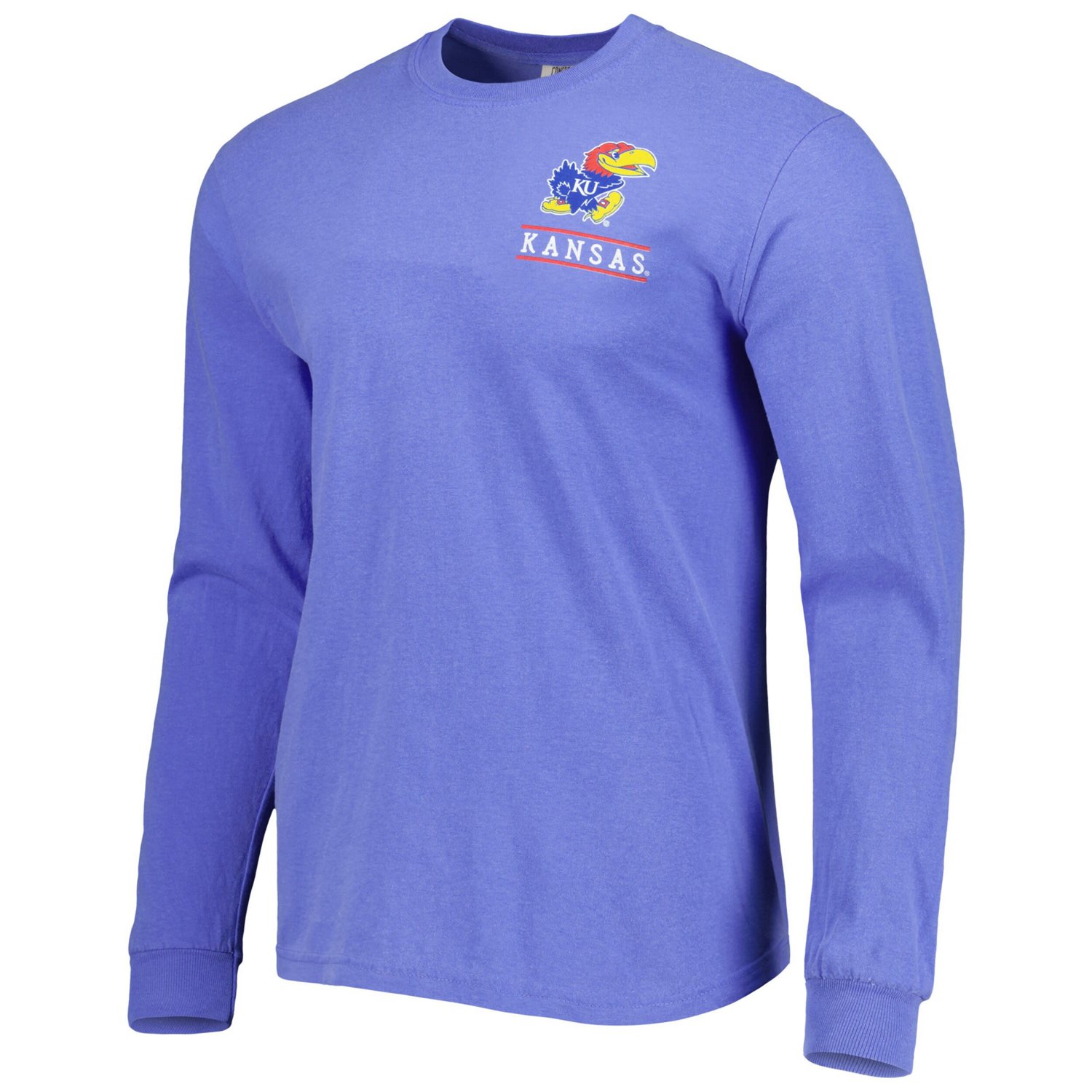 Kansas Jayhawks Circle Campus Scene Long Sleeve T-Shirt - view number 2