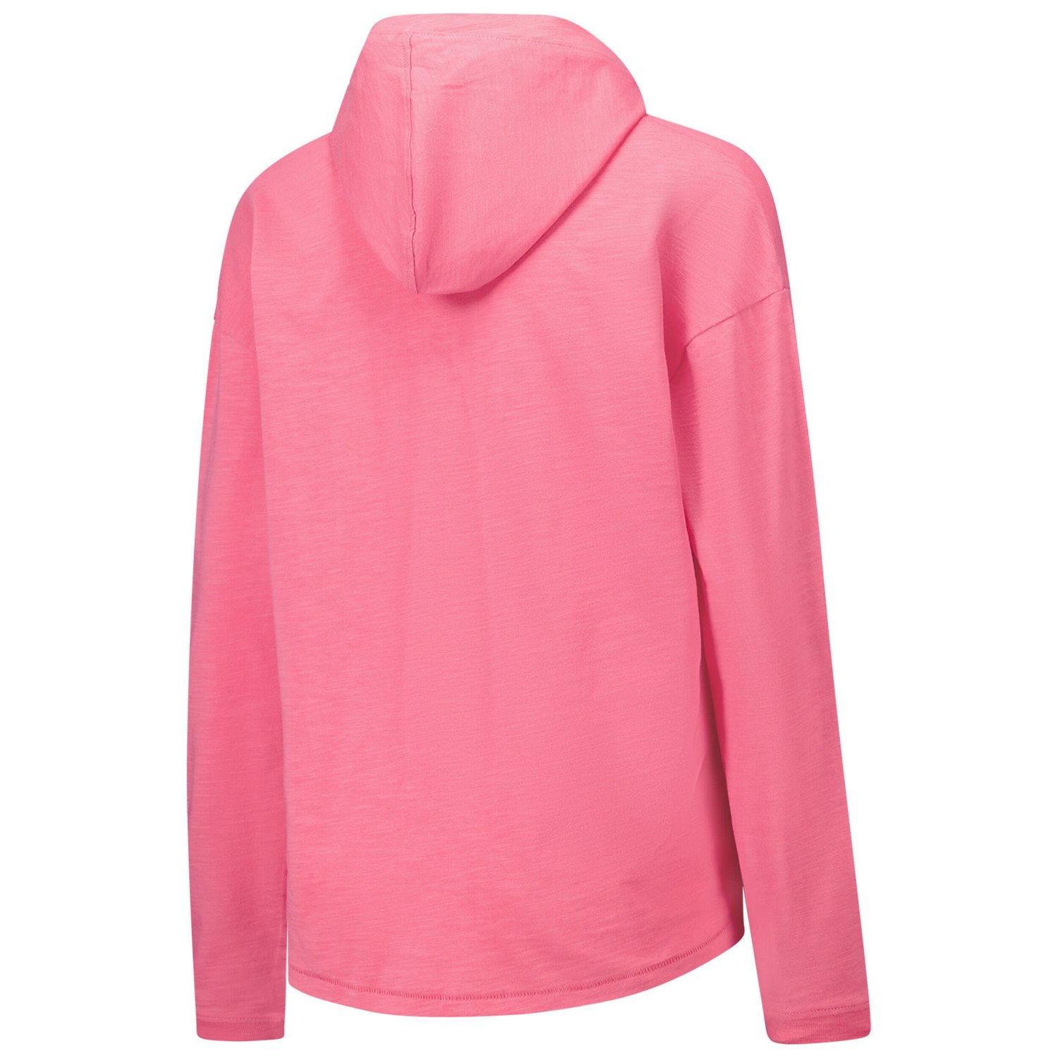League Collegiate Wear Georgia Bulldogs Slub Long Sleeve V-Neck Hoodie T-Shirt                                                   - view number 3