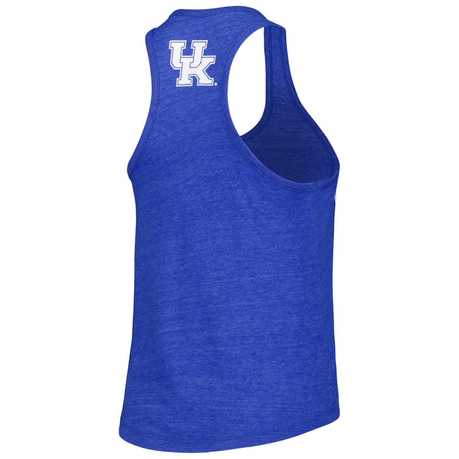 League Collegiate Wear Heather Kentucky Wildcats Two-Hit Intramural Tri-Blend Scoop Neck Racerback Tank Top - view number 3