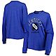 League Collegiate Wear Heathered Kentucky Wildcats Team Seal Victory Falls Oversized Tri-Blend Long Sleeve T-Shirt               - view number 1 selected