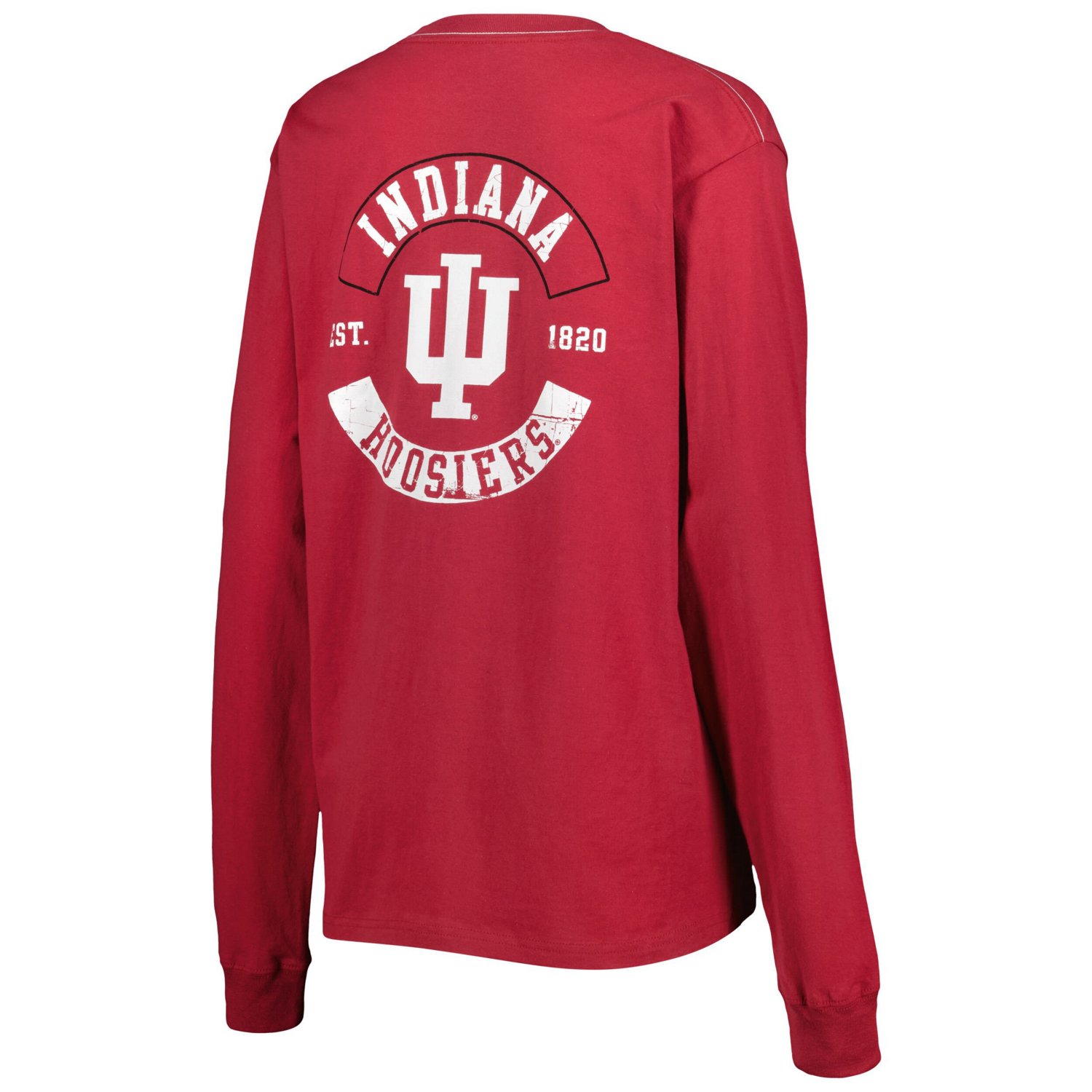 League Collegiate Wear Indiana Hoosiers Oversized Pocket Long Sleeve T-Shirt - view number 3