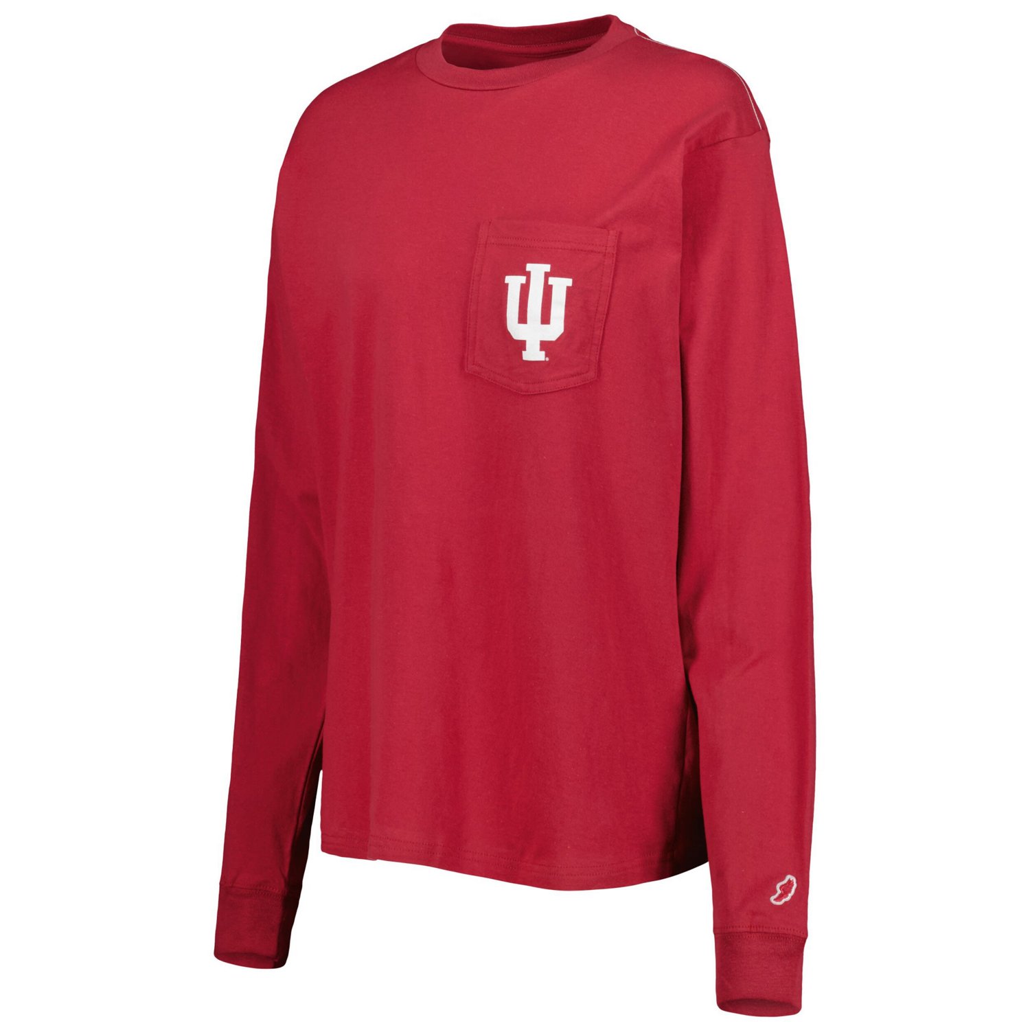 League Collegiate Wear Indiana Hoosiers Oversized Pocket Long Sleeve T-Shirt - view number 2