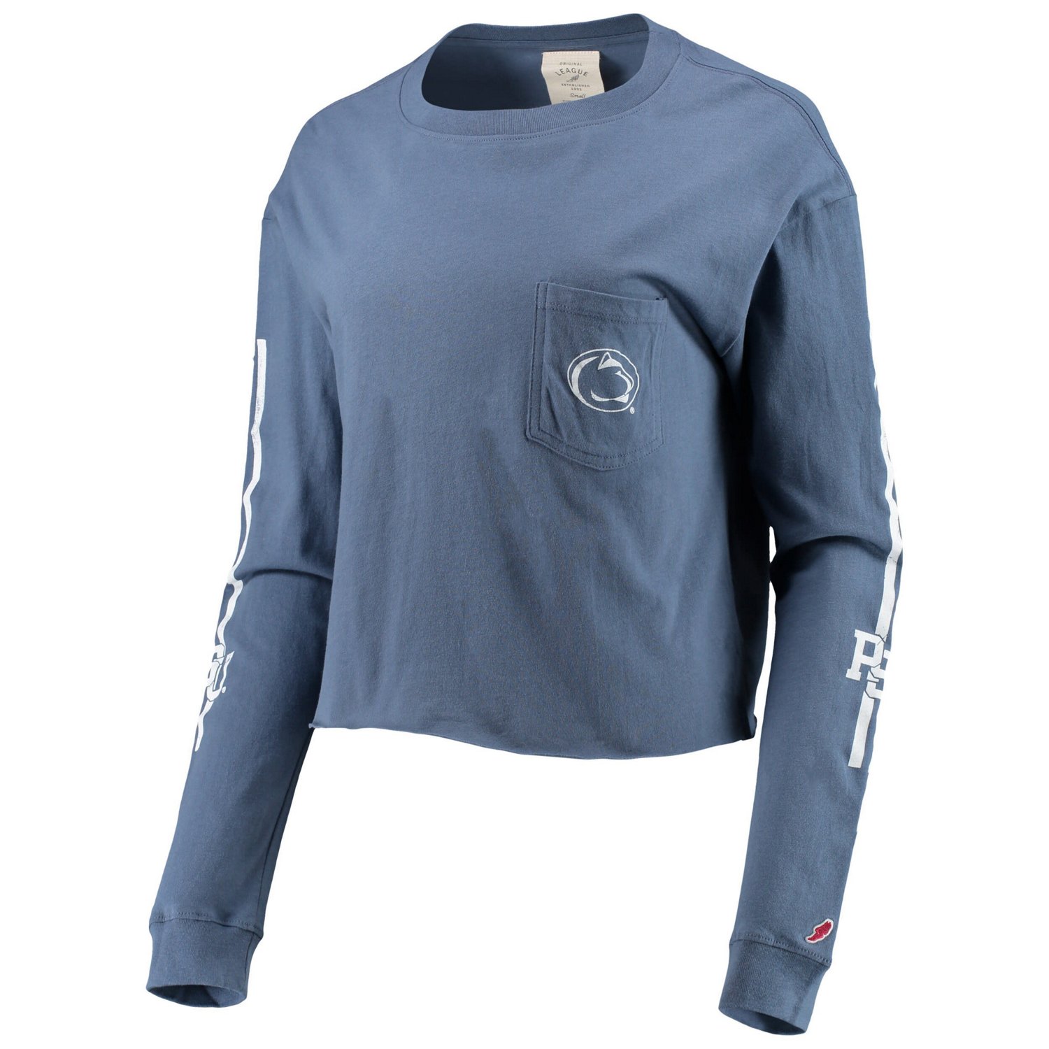 League Collegiate Wear Penn State Nittany Lions Clothesline Cotton Midi Crop Long Sleeve T-Shirt - view number 2