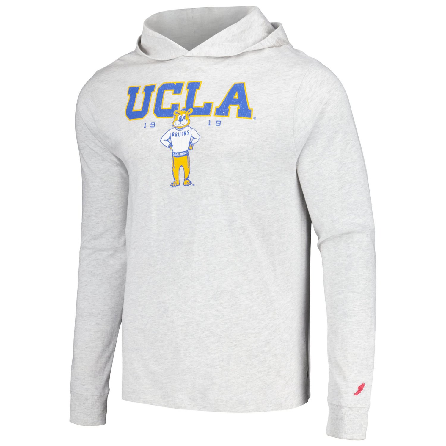 League Collegiate Wear UCLA Bruins Team Stack Tumble Long Sleeve Hooded T-Shirt - view number 2