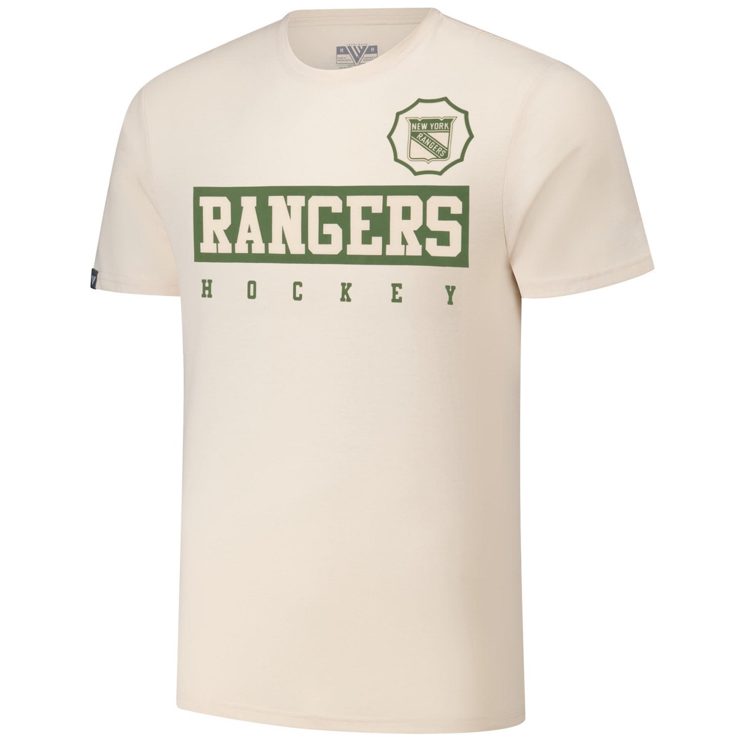 Levelwear Adam Fox New York Rangers 2024 NHL Military Appreciation Richmond Delta Player Name  Number T-Shirt - view number 2