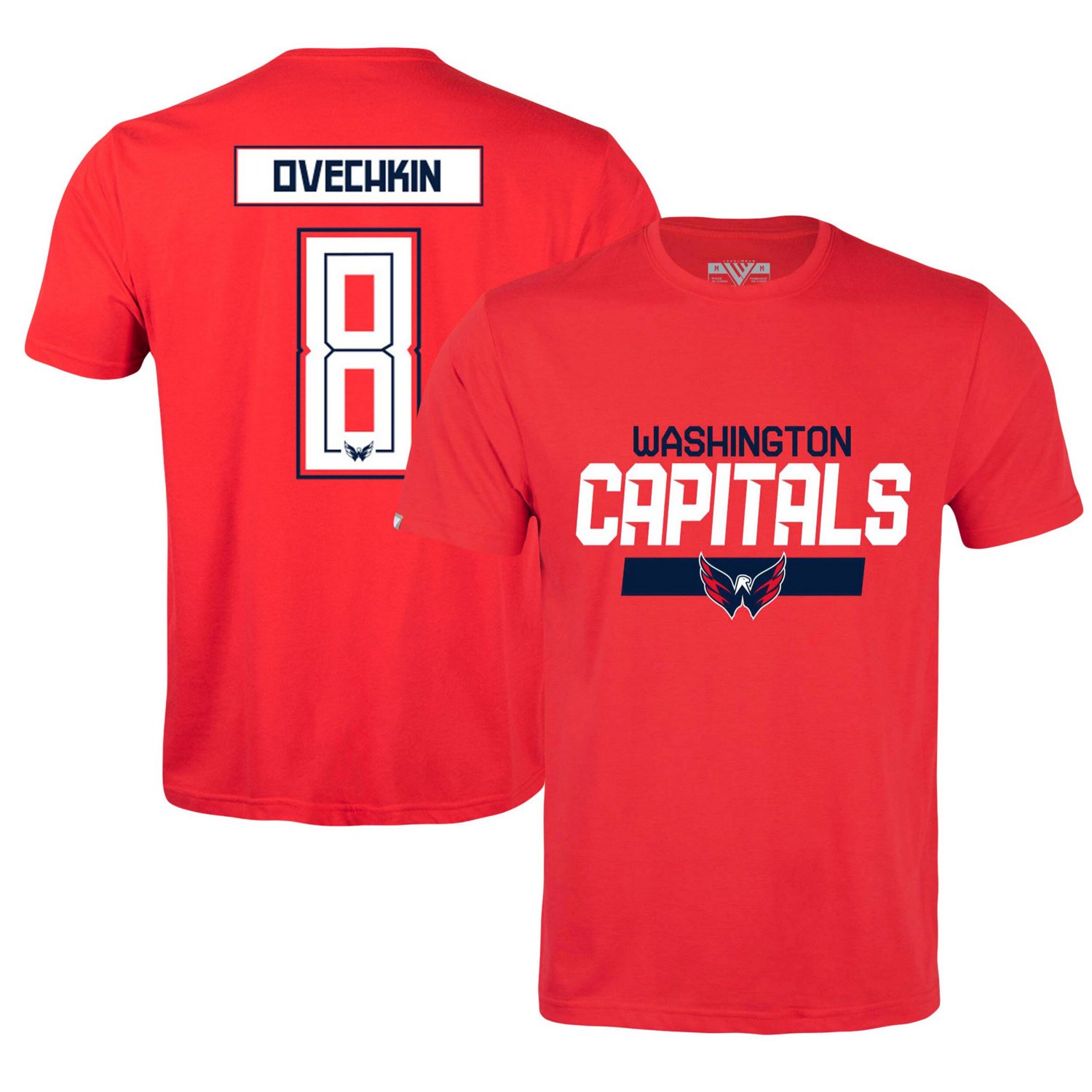 Levelwear Alexander Ovechkin Washington Capitals Richmond Player Name  Number T-Shirt