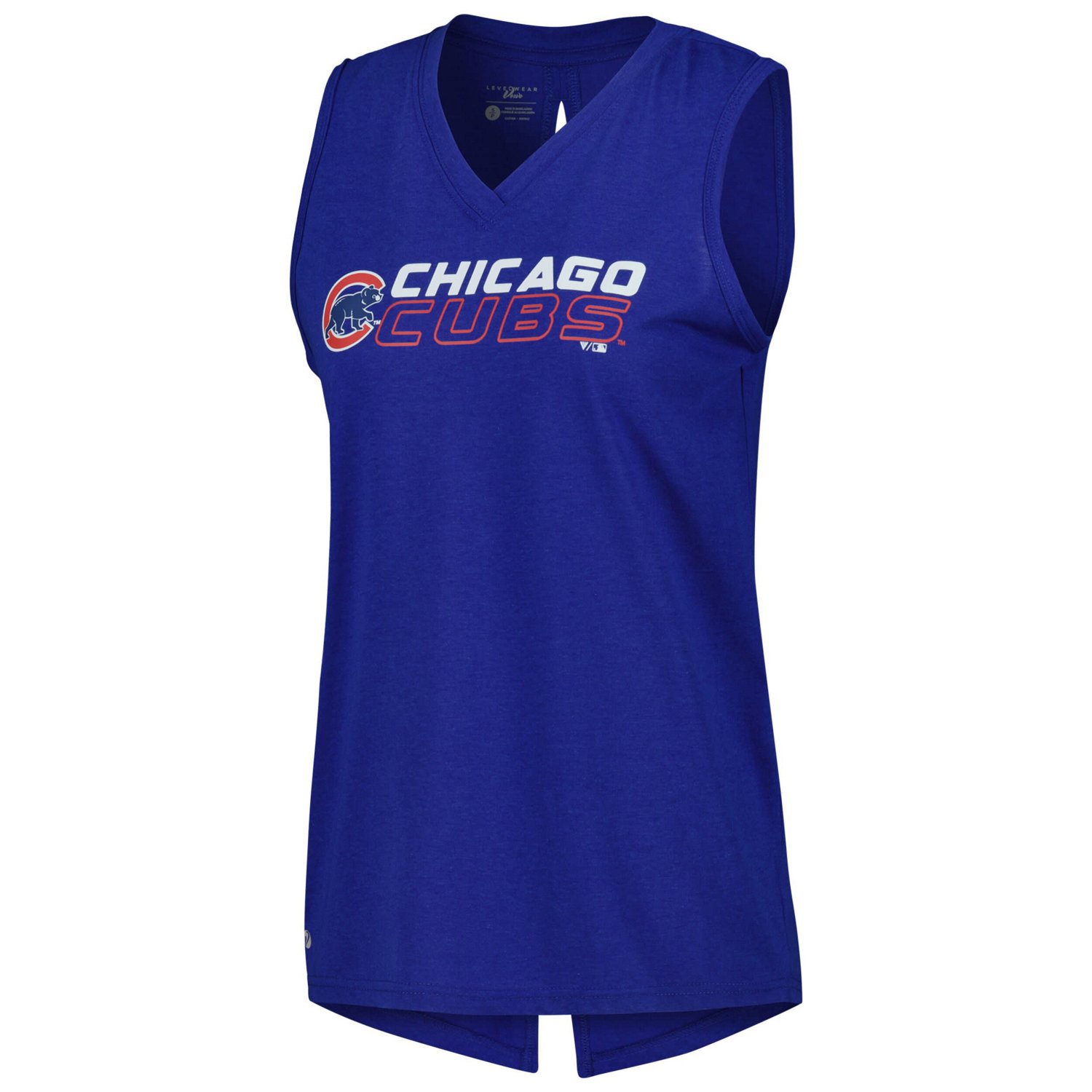 Levelwear Chicago Cubs Paisley Chase V-Neck Tank Top - view number 2