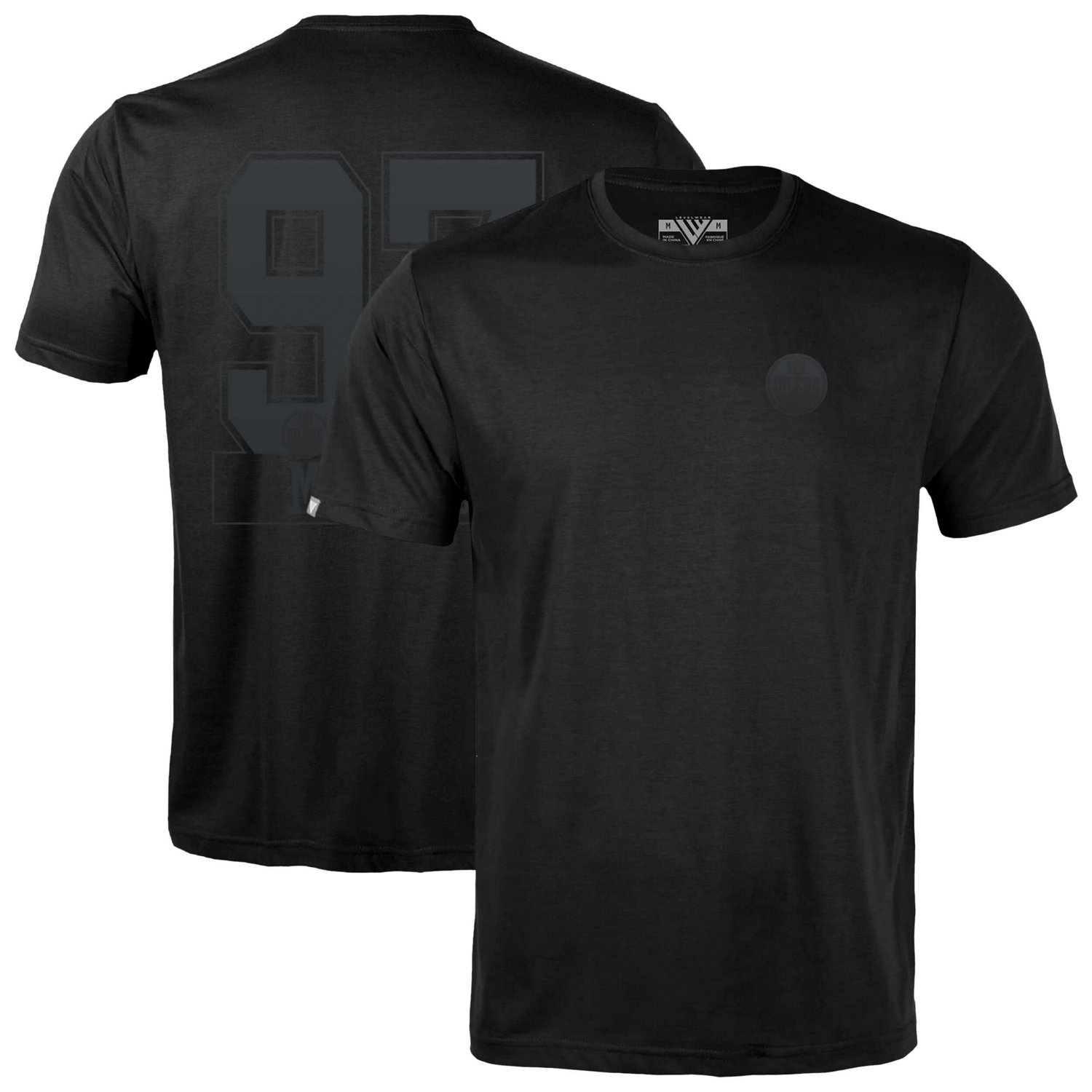 Levelwear Connor McDavid Edmonton Oilers Richmond Darkside Name  Number T-Shirt - view number 1