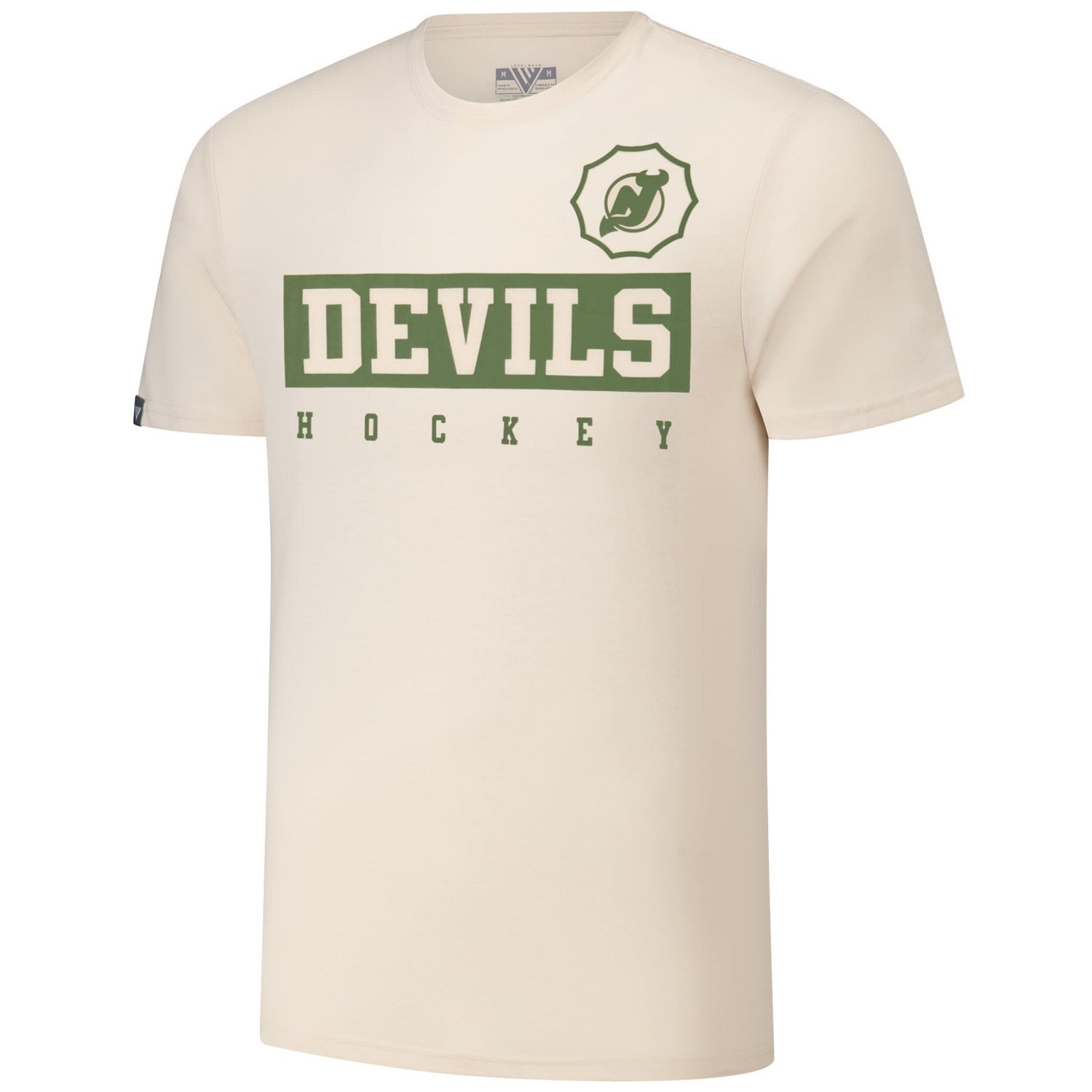 Levelwear Jack Hughes New Jersey Devils 2024 NHL Military Appreciation Richmond Delta Player Name  Number T-Shirt - view number 2