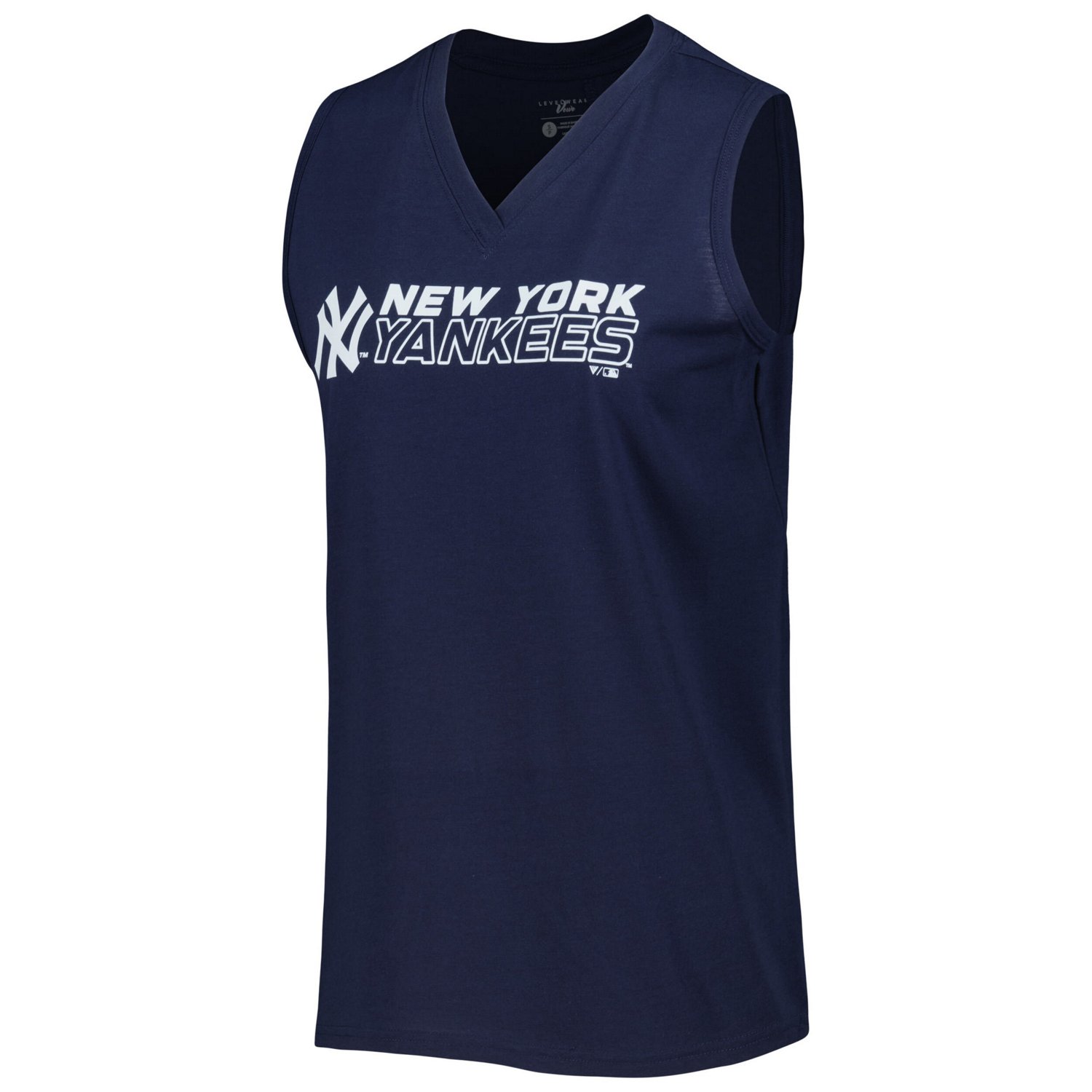 Levelwear New York Yankees Paisley Chase V-Neck Tank Top - view number 2
