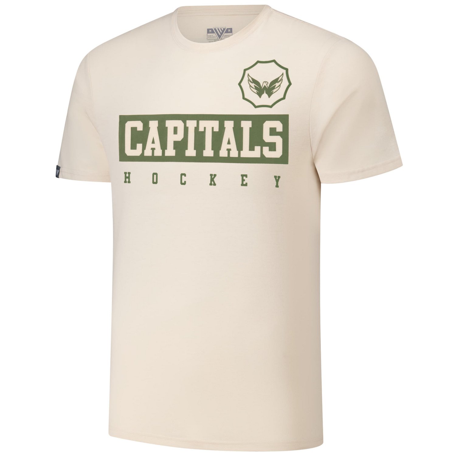 Levelwear TJ Oshie Washington Capitals 2024 NHL Military Appreciation Richmond Delta Player Name  Number T-Shirt - view number 2