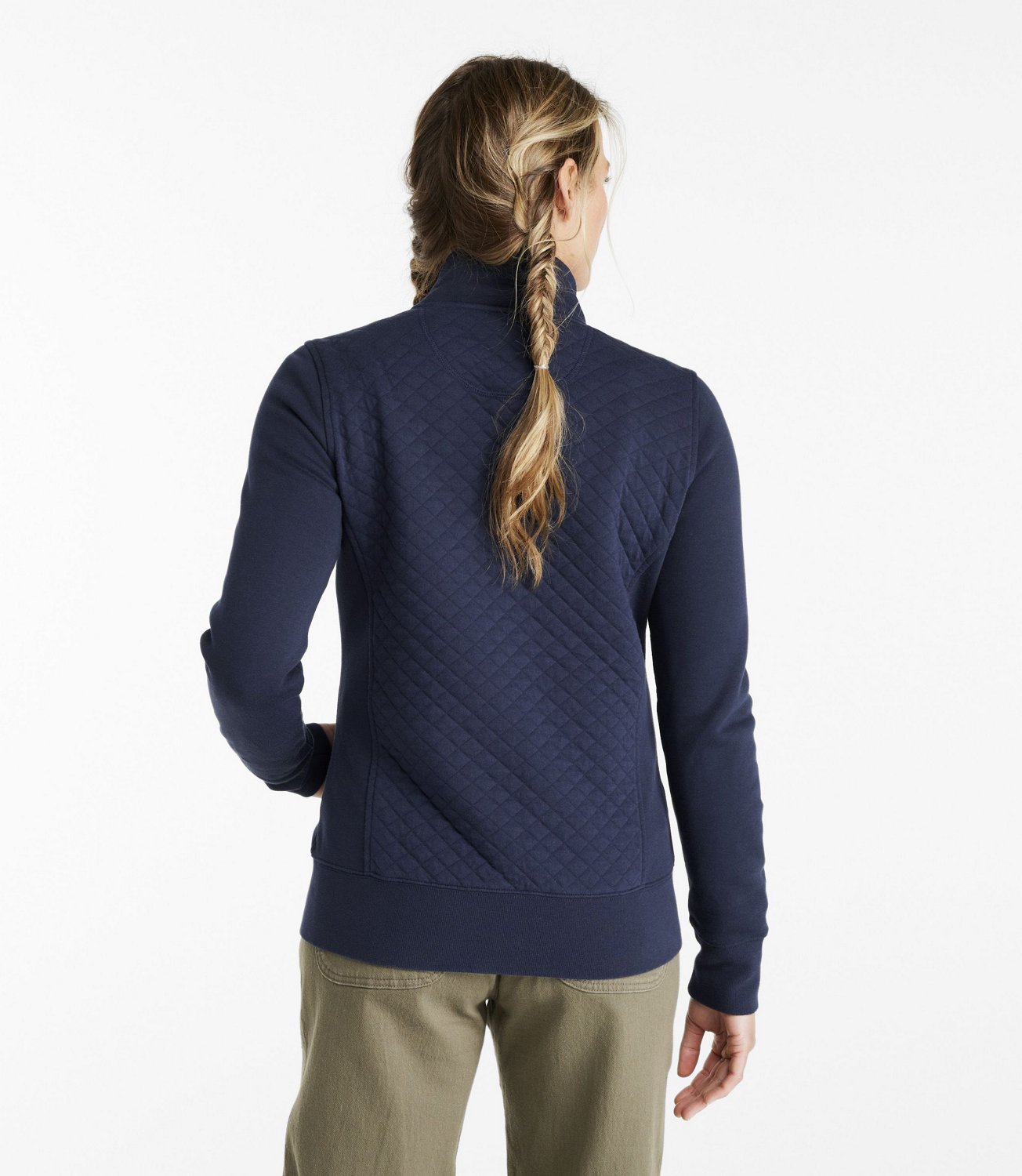 L.L. Bean Women's Quilted Full-Zip Sweatshirt - view number 2