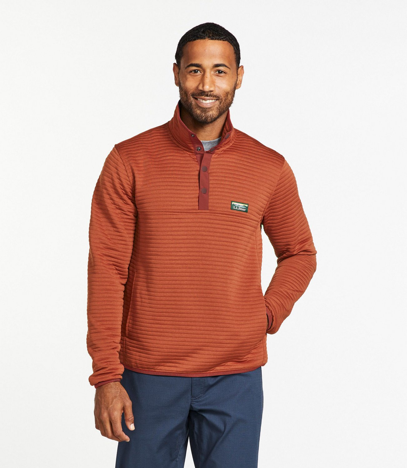 L.L.Bean Men s Airlight Knit Pullover Free Shipping at Academy