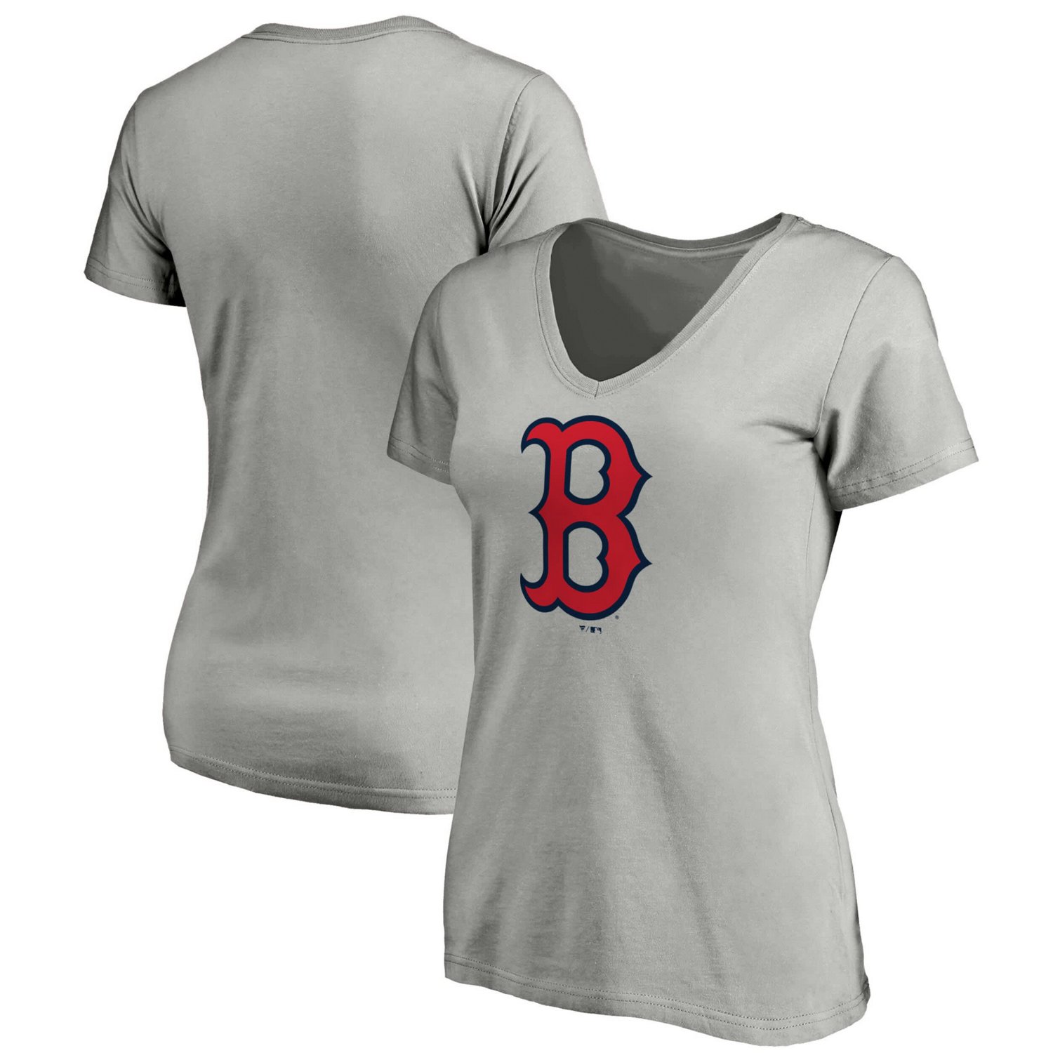 Logo Athletic Boston Sox Official Logo Athletic V-Neck T-Shirt