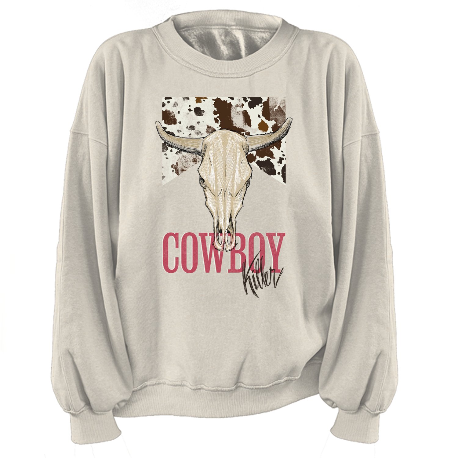 Lol Women's Cowboy Killer Graphic Long Sleeve Crew Fleece - view number 1