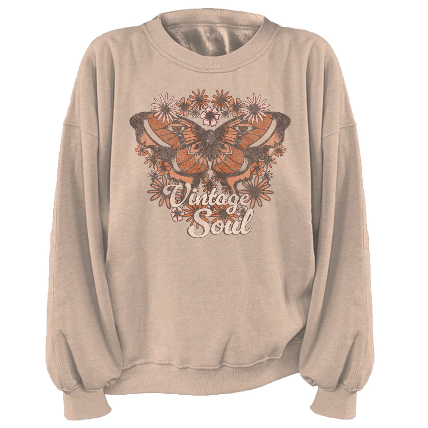 Lol Women's Vintage Soul Graphic Long Sleeve Crew Fleece