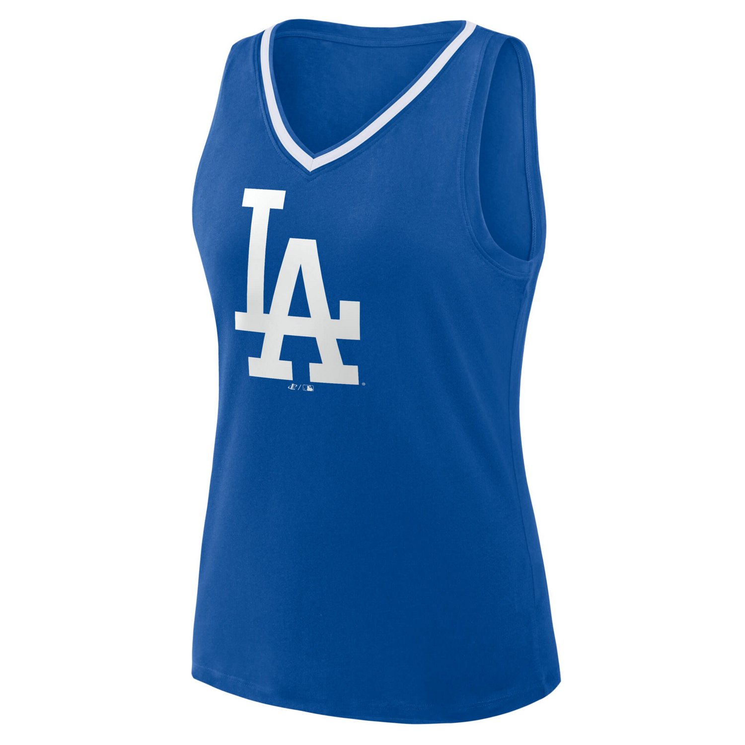 Los Angeles Dodgers Plus Sized Stellar Win V-Neck Tank Top - view number 2