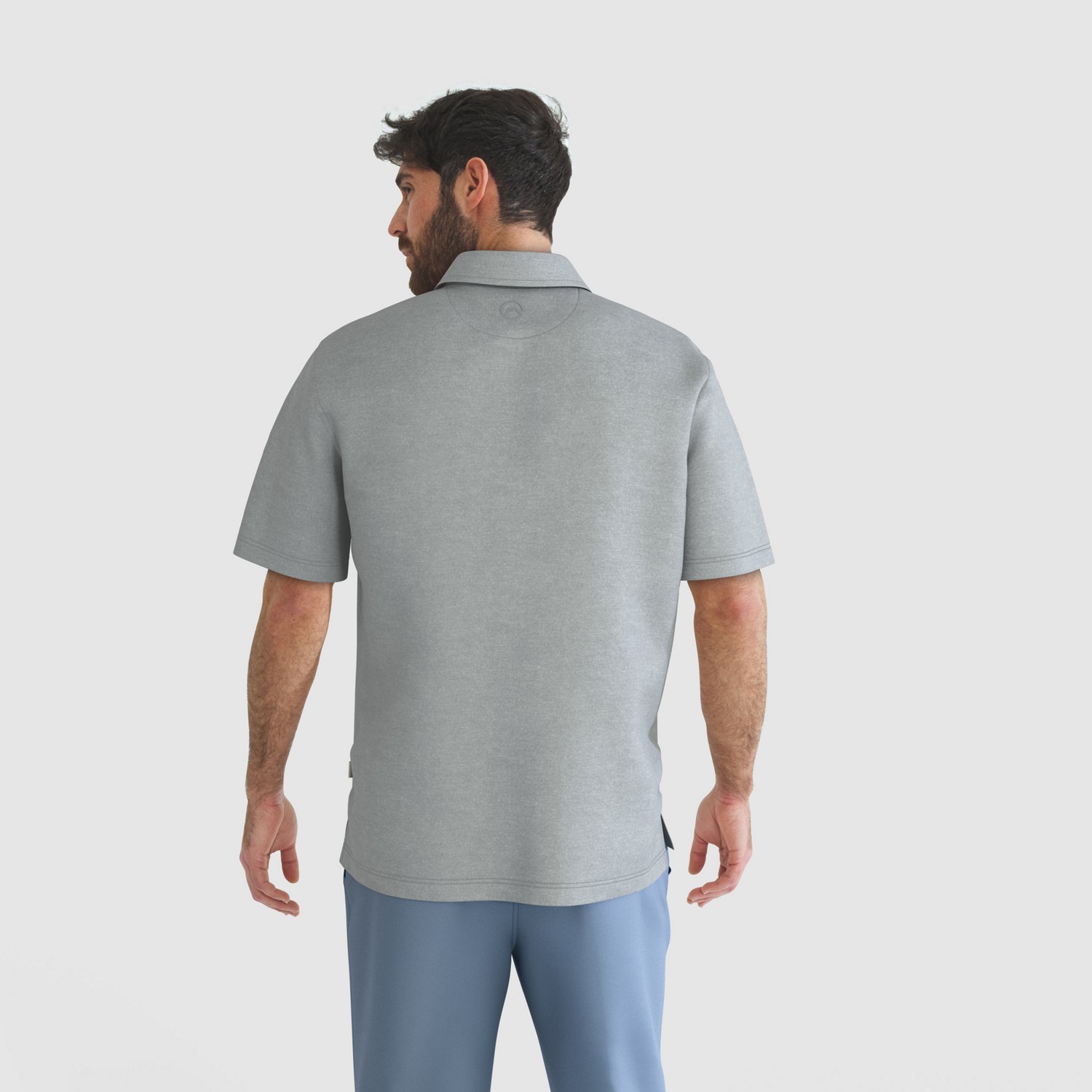 Magellan Men's Shore and Line Heather Short Sleeve Polo Shirt - view number 2