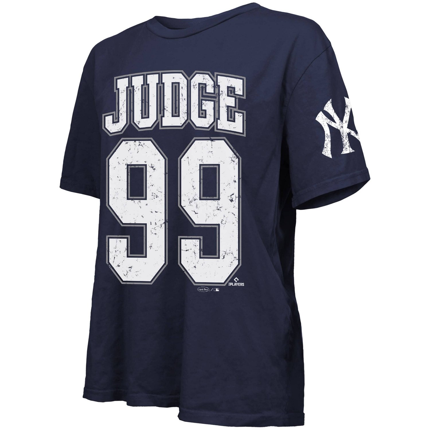 Majestic Threads Aaron Judge New York Yankees Oversized Name  Number T-Shirt - view number 2